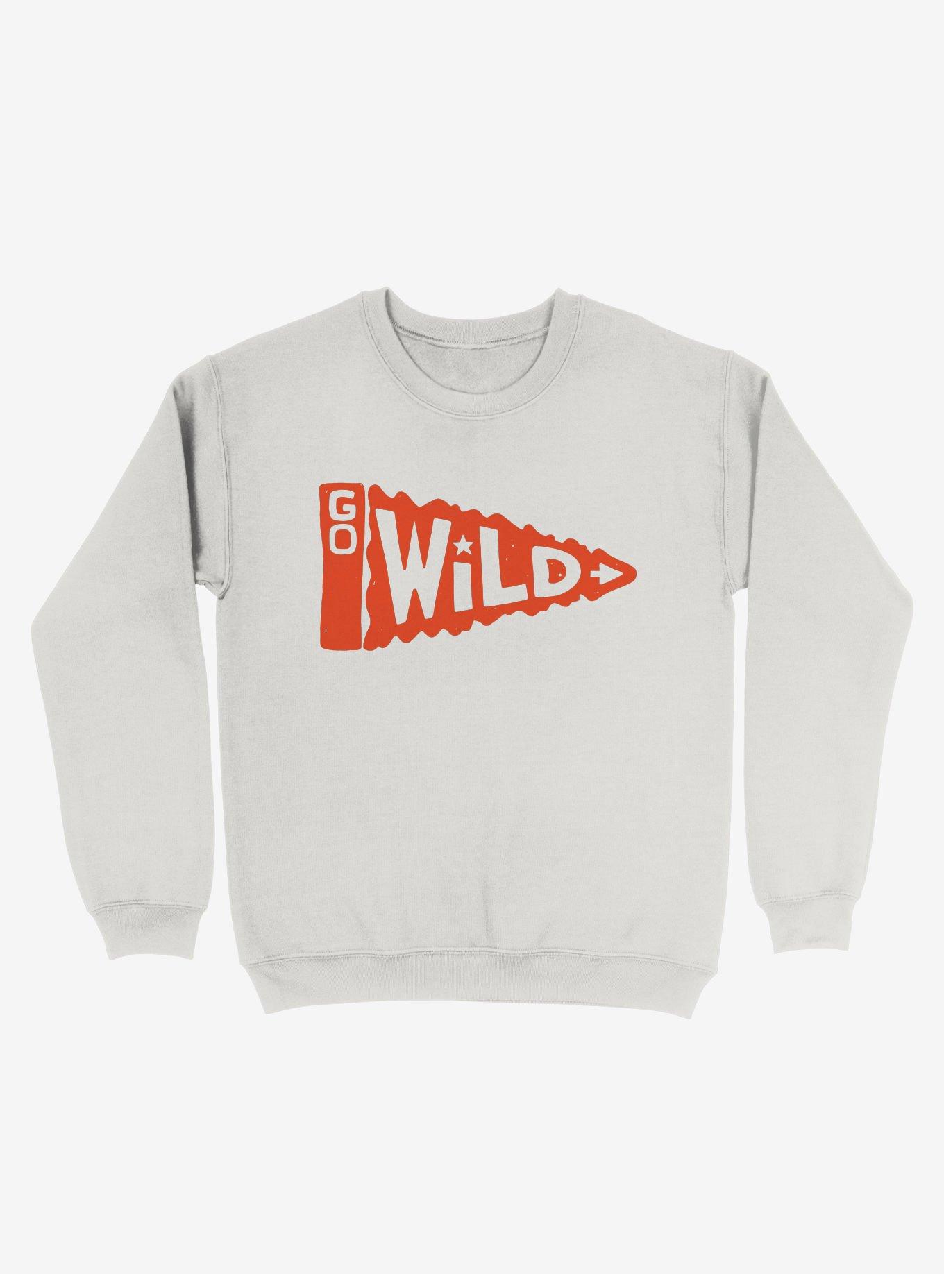 Go Wild Sweatshirt, WHITE, hi-res