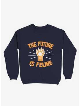 The Future Is Feline Cat Sweatshirt, , hi-res