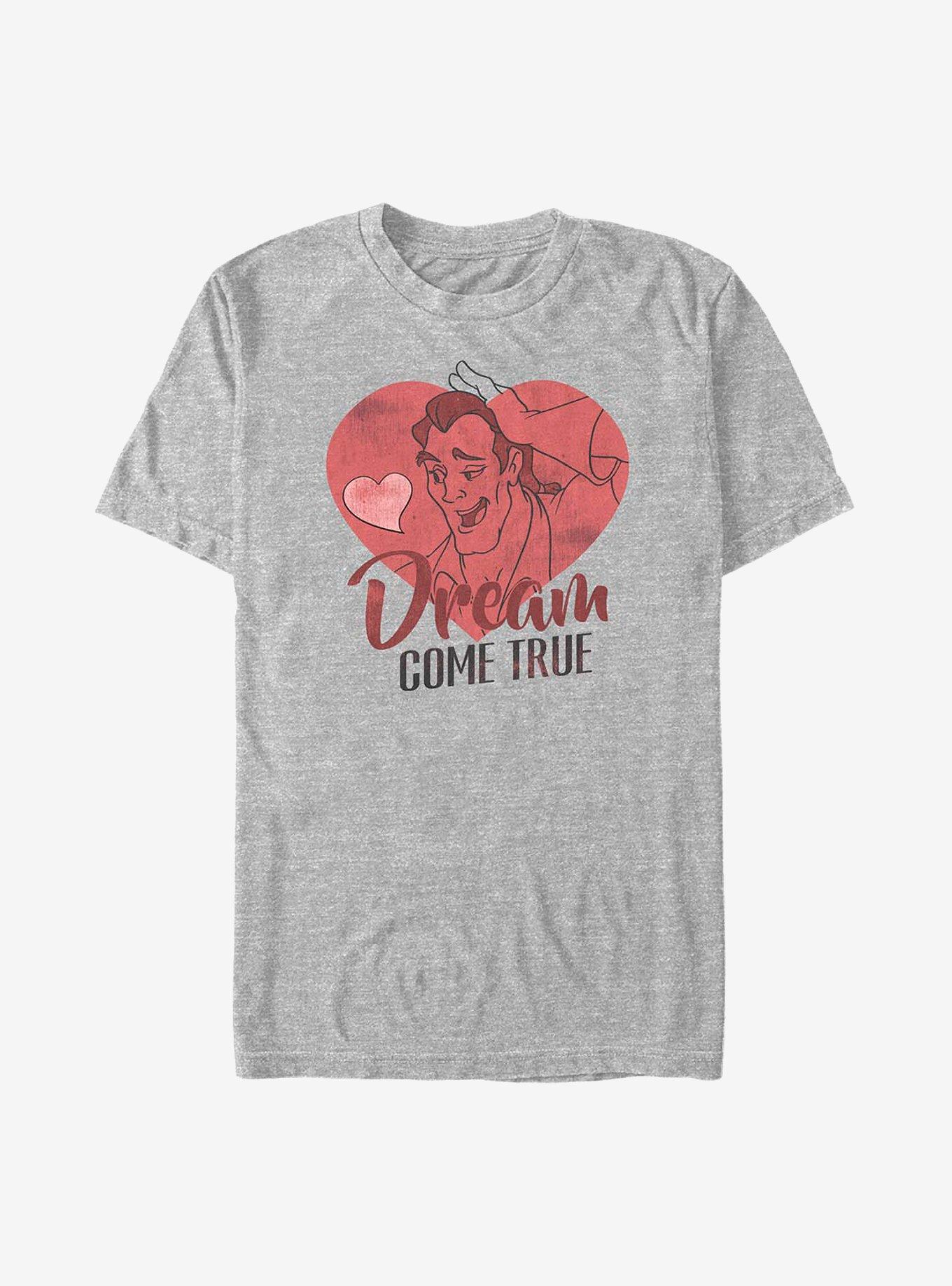 Disney Beauty And The Beast Dream Come True T-Shirt, ATH HTR, hi-res