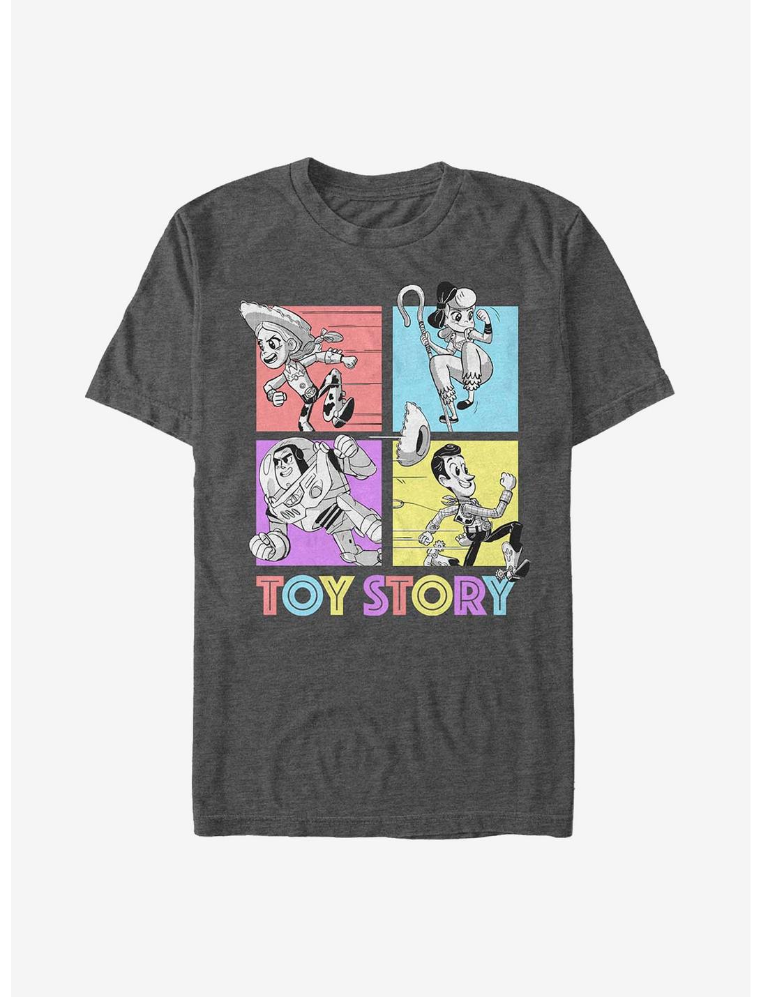 Disney Pixar Toy Story Blocks T-Shirt, CHAR HTR, hi-res