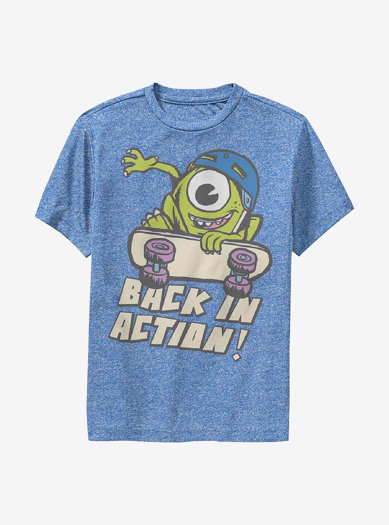 Disney Pixar Monsters University Back In Action T-Shirt, ATH HTR, hi-res