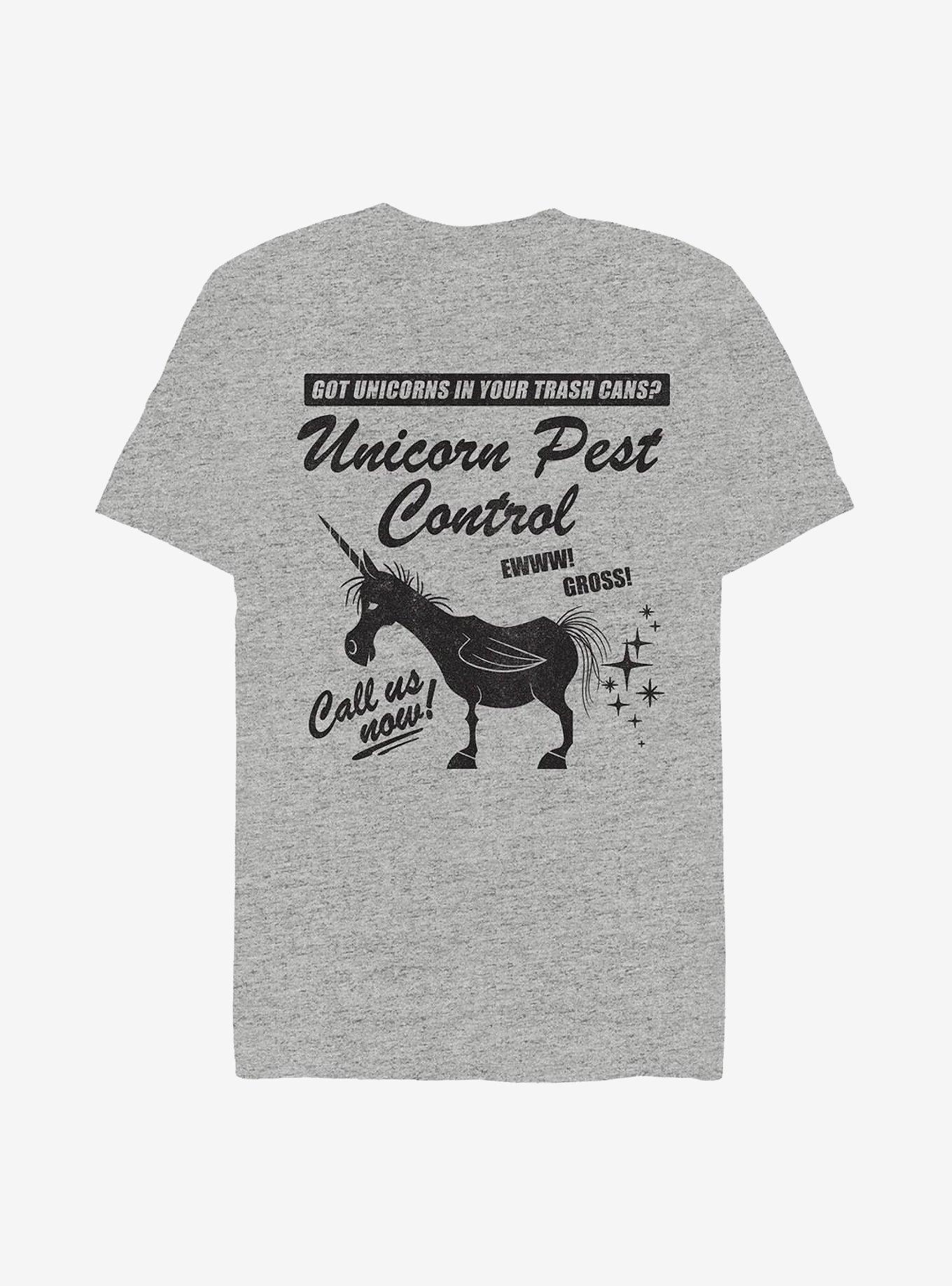 Disney Pixar Onward Unicorn Pest Control T-Shirt, ATH HTR, hi-res