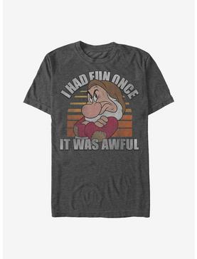 Disney Snow White No Fun T-Shirt, CHAR HTR, hi-res