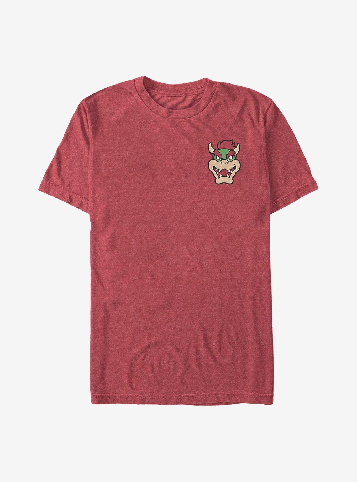 Nintendo Mario Bowser Badge T-Shirt, , hi-res