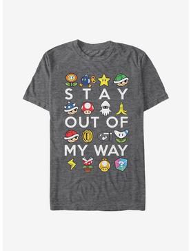 Nintendo Mario My Way T-Shirt, CHAR HTR, hi-res