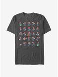Nintendo Mario Super Grid T-Shirt, CHAR HTR, hi-res