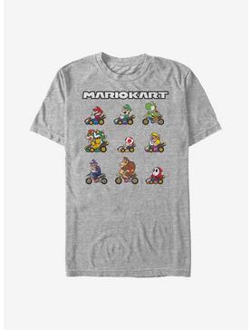 Nintendo Mario Team Line Up T-Shirt, ATH HTR, hi-res