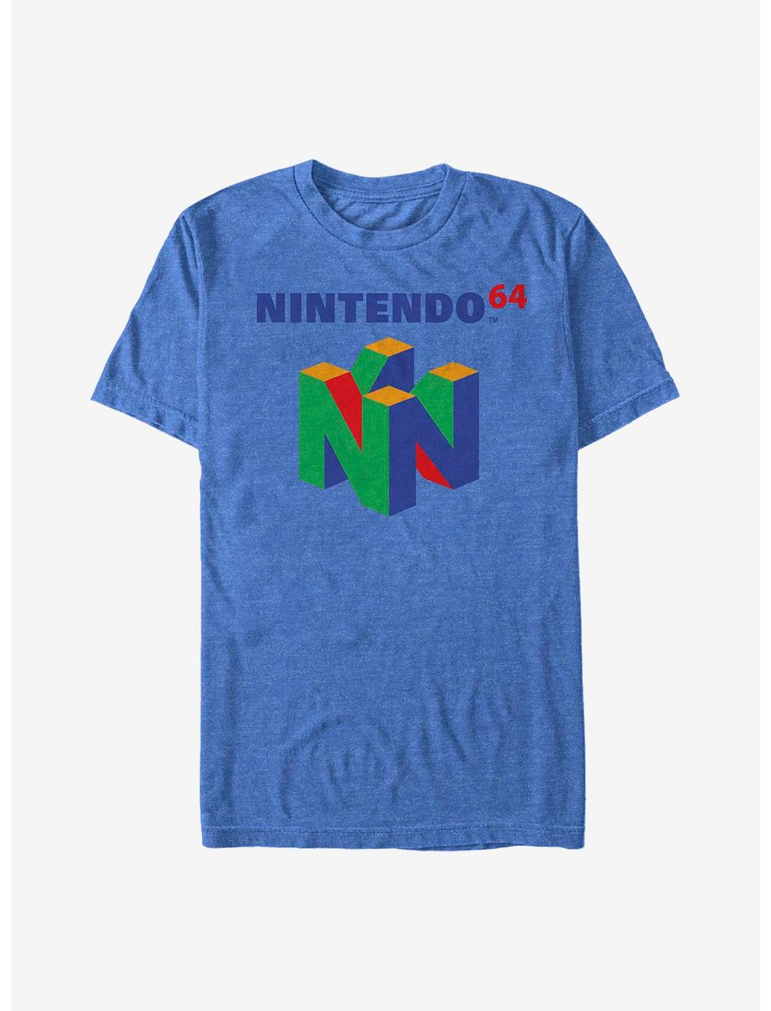 Nintendo N64 Logo T-Shirt, ROY HTR, hi-res