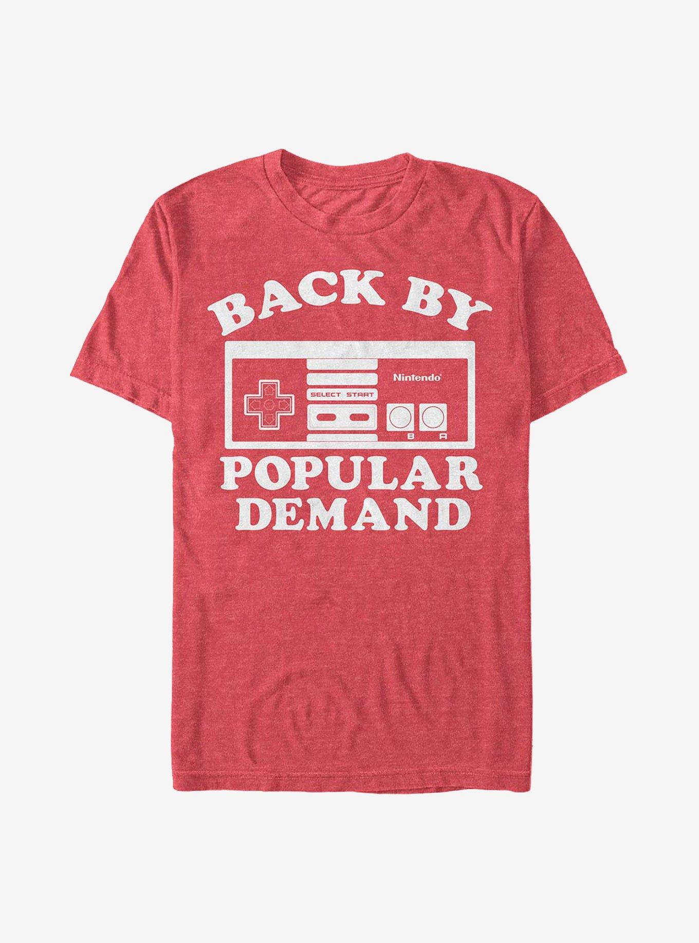 Nintendo Popular Demand T-Shirt, RED HTR, hi-res