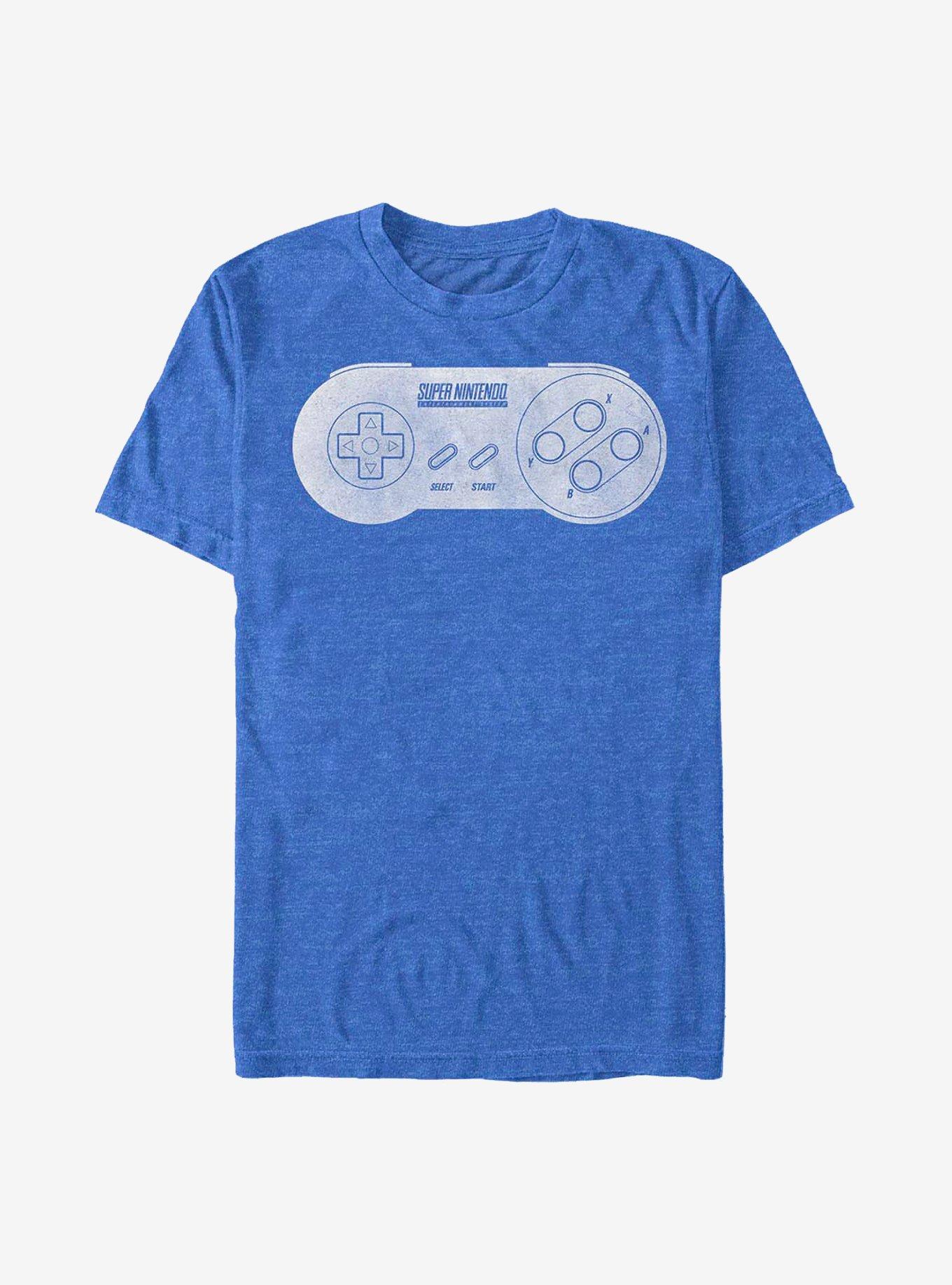 Nintendo SNES Light Lines T-Shirt, ROY HTR, hi-res
