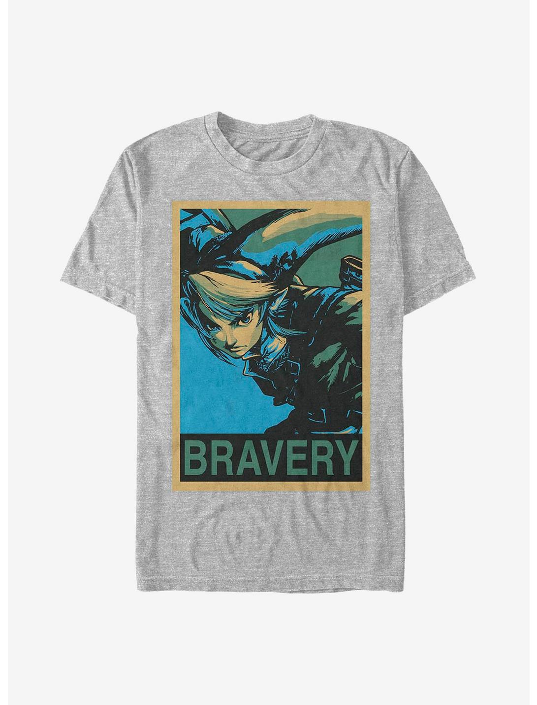 Nintendo Zelda Bravery T-Shirt, ATH HTR, hi-res
