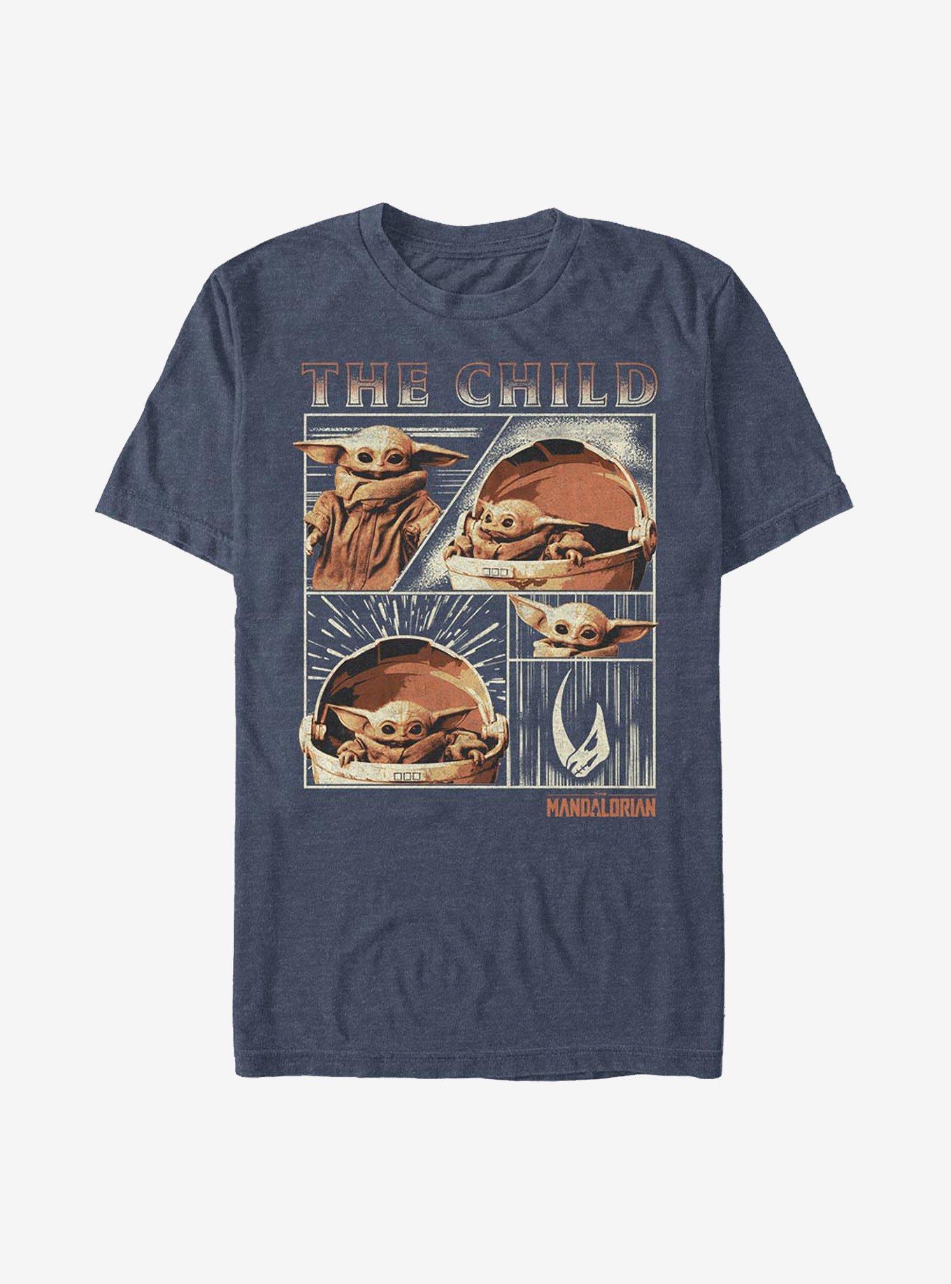 Star Wars The Mandalorian The Child Panel T-Shirt