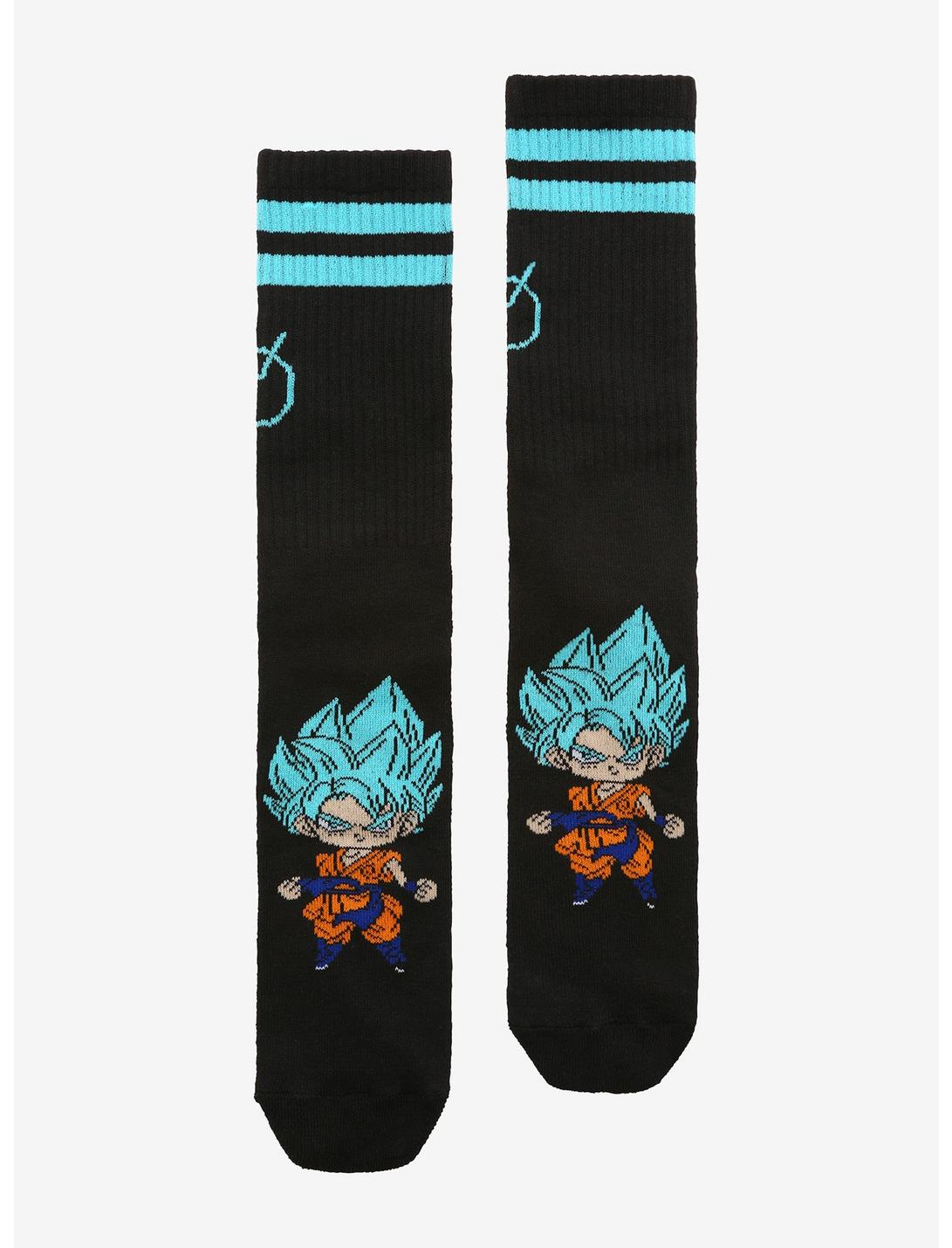 Dragon Ball Super Chibi Super Saiyan God Super Saiyan Goku Crew Socks, , hi-res