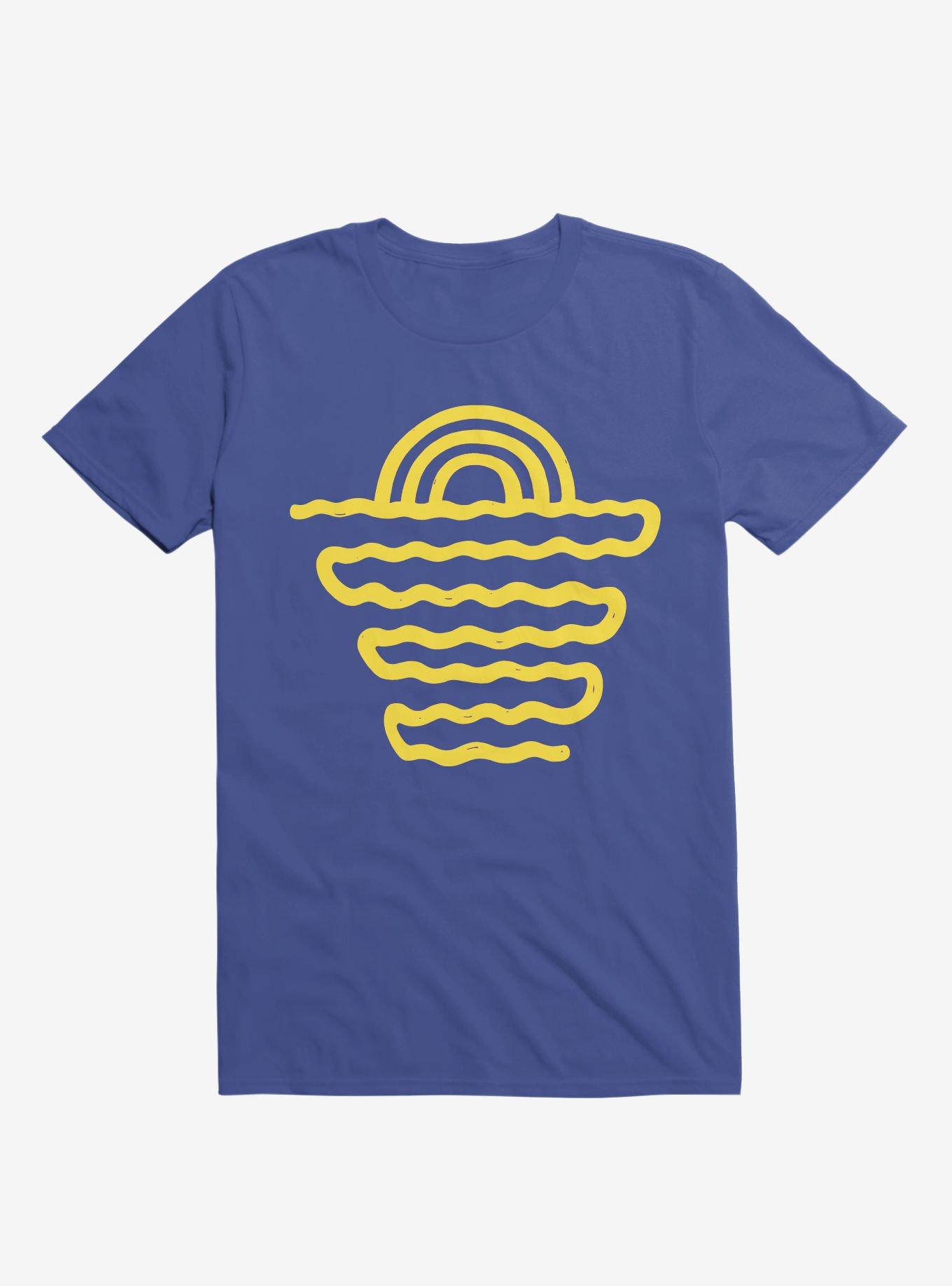 Coastline Art T-Shirt, ROYAL, hi-res