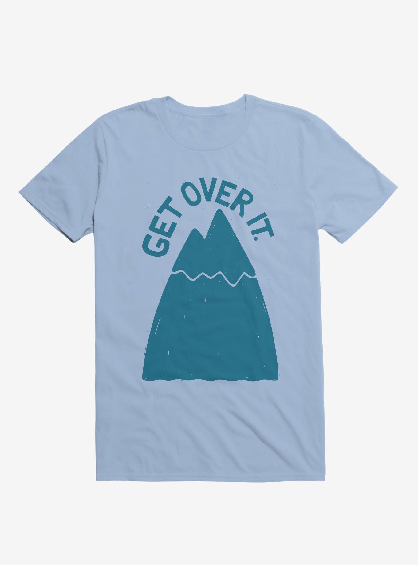 Get Over It Mountain T-Shirt, LIGHT BLUE, hi-res