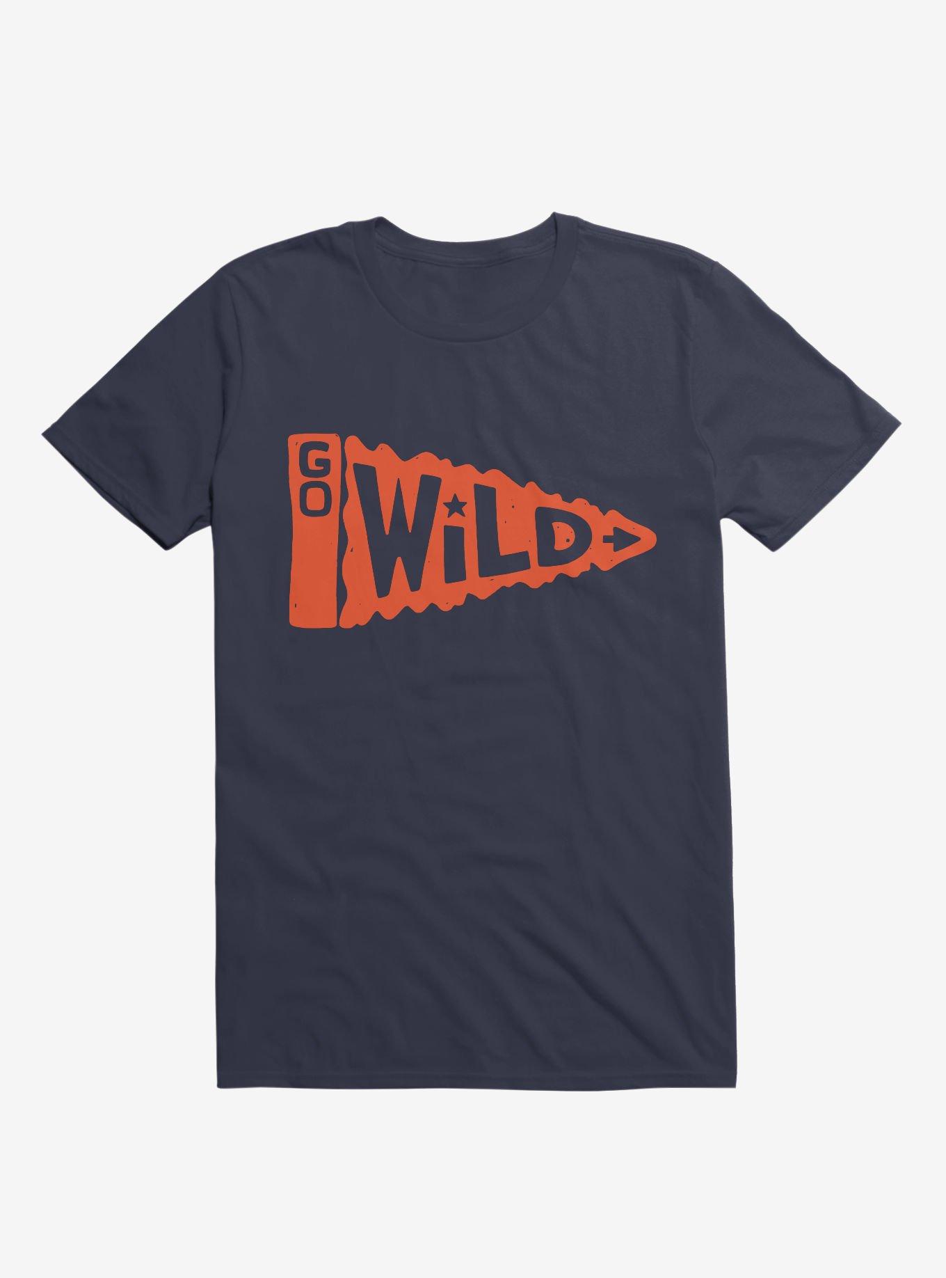 Go Wild T-Shirt, NAVY, hi-res