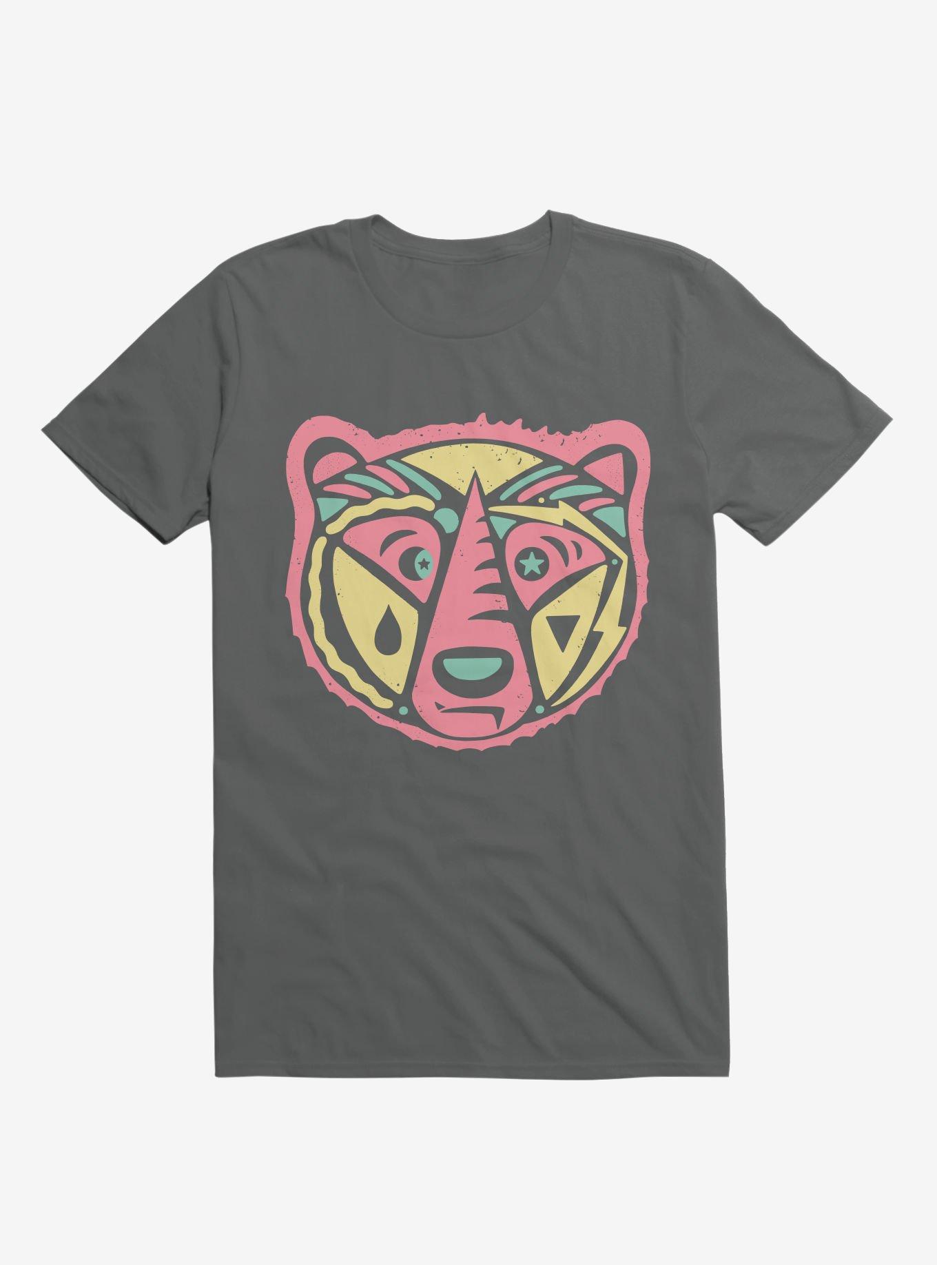 Grizzly Bear Art T-Shirt, ASPHALT, hi-res