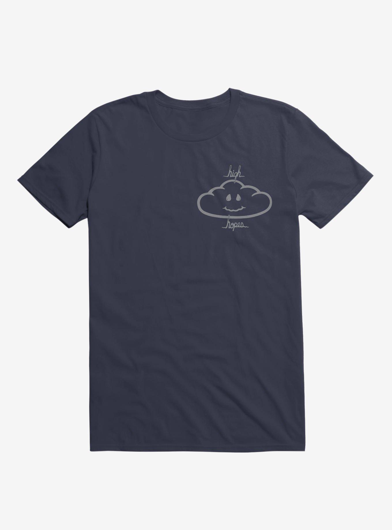 High Hopes Cloud T-Shirt, NAVY, hi-res