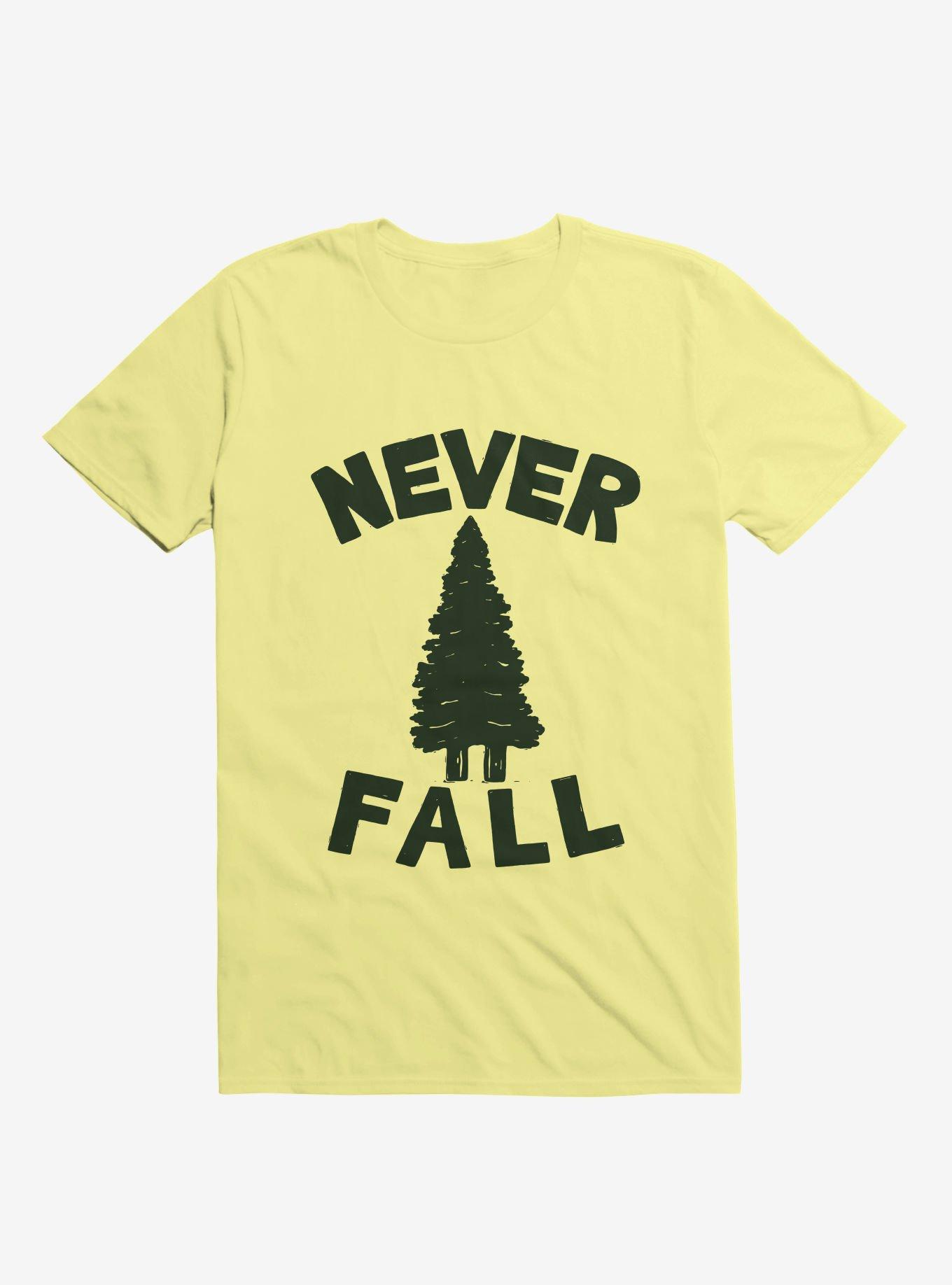 Never Fall Tree T-Shirt, CORN SILK, hi-res