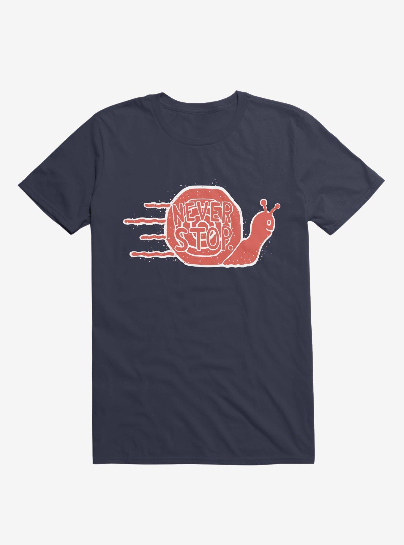 Never Stop Snail T-Shirt, , hi-res