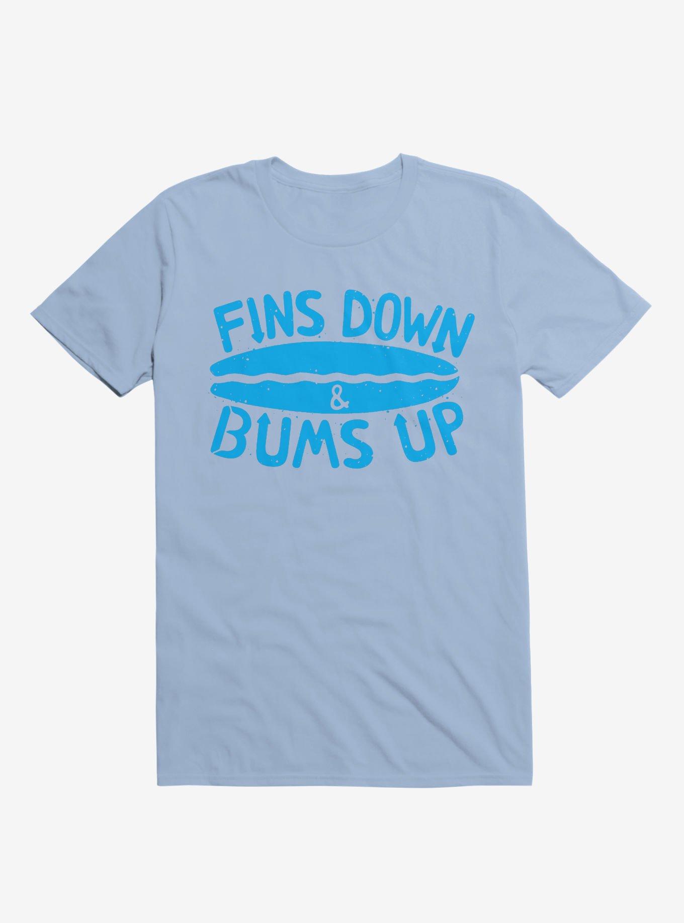 Fins Down And Bums Up T-Shirt, LIGHT BLUE, hi-res