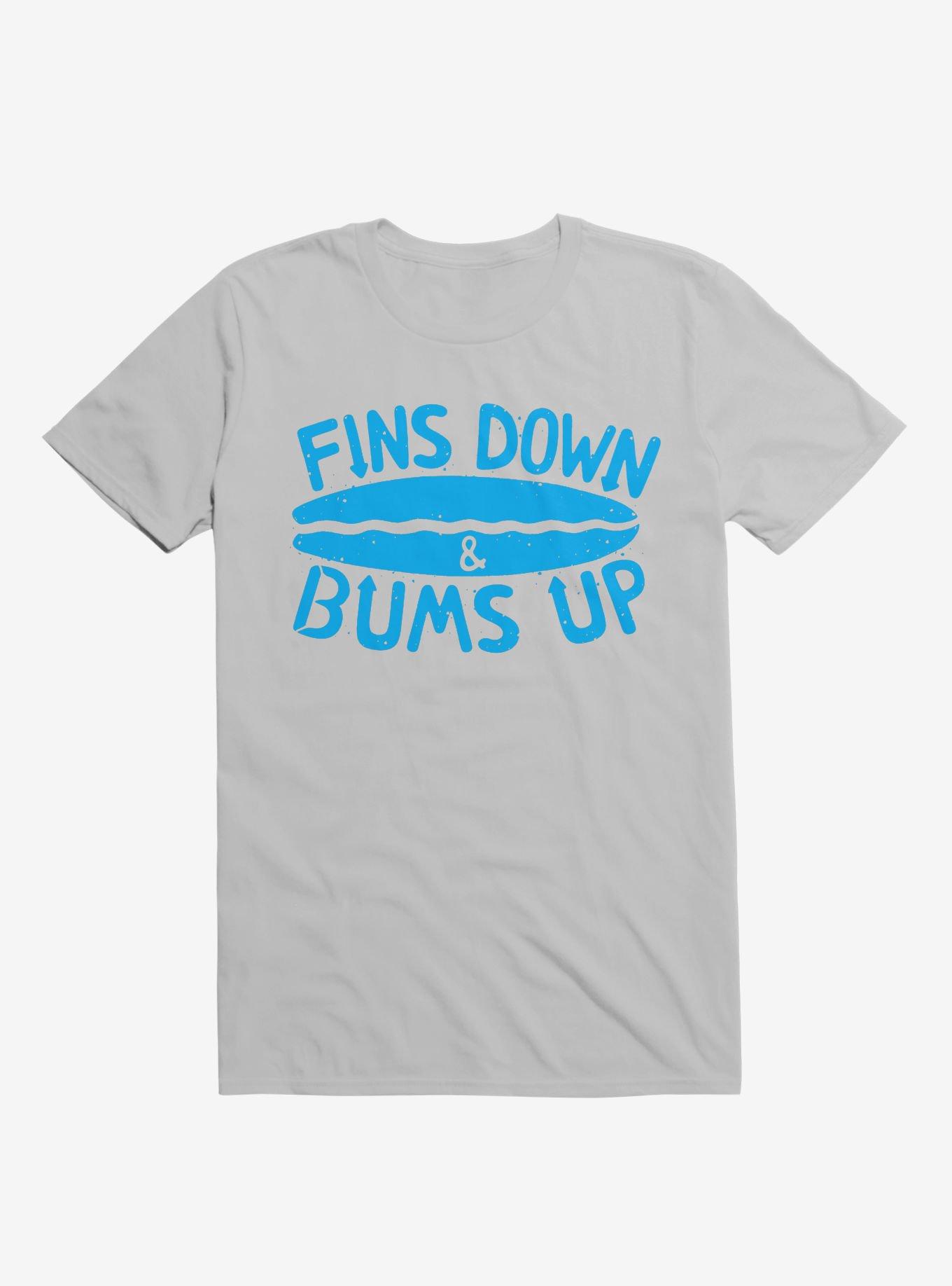 Fins Down And Bums Up T-Shirt, ICE GREY, hi-res