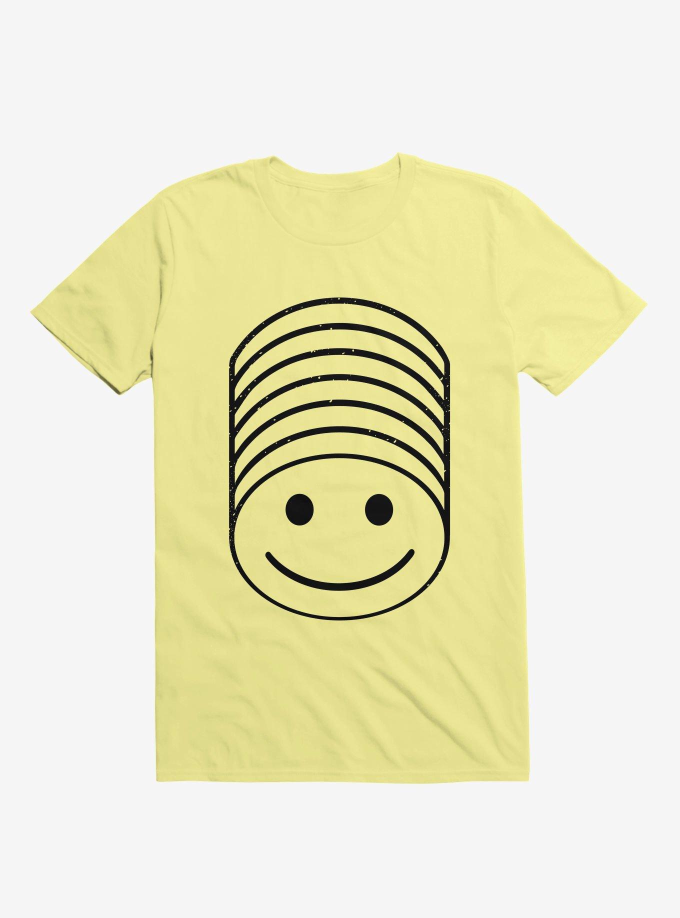 Smile Stack T-Shirt, CORN SILK, hi-res