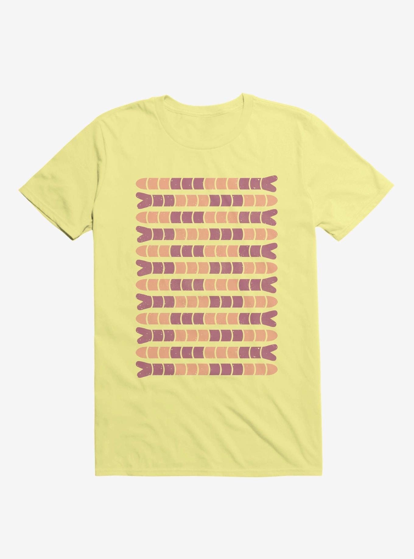 Worm Art T-Shirt, CORN SILK, hi-res