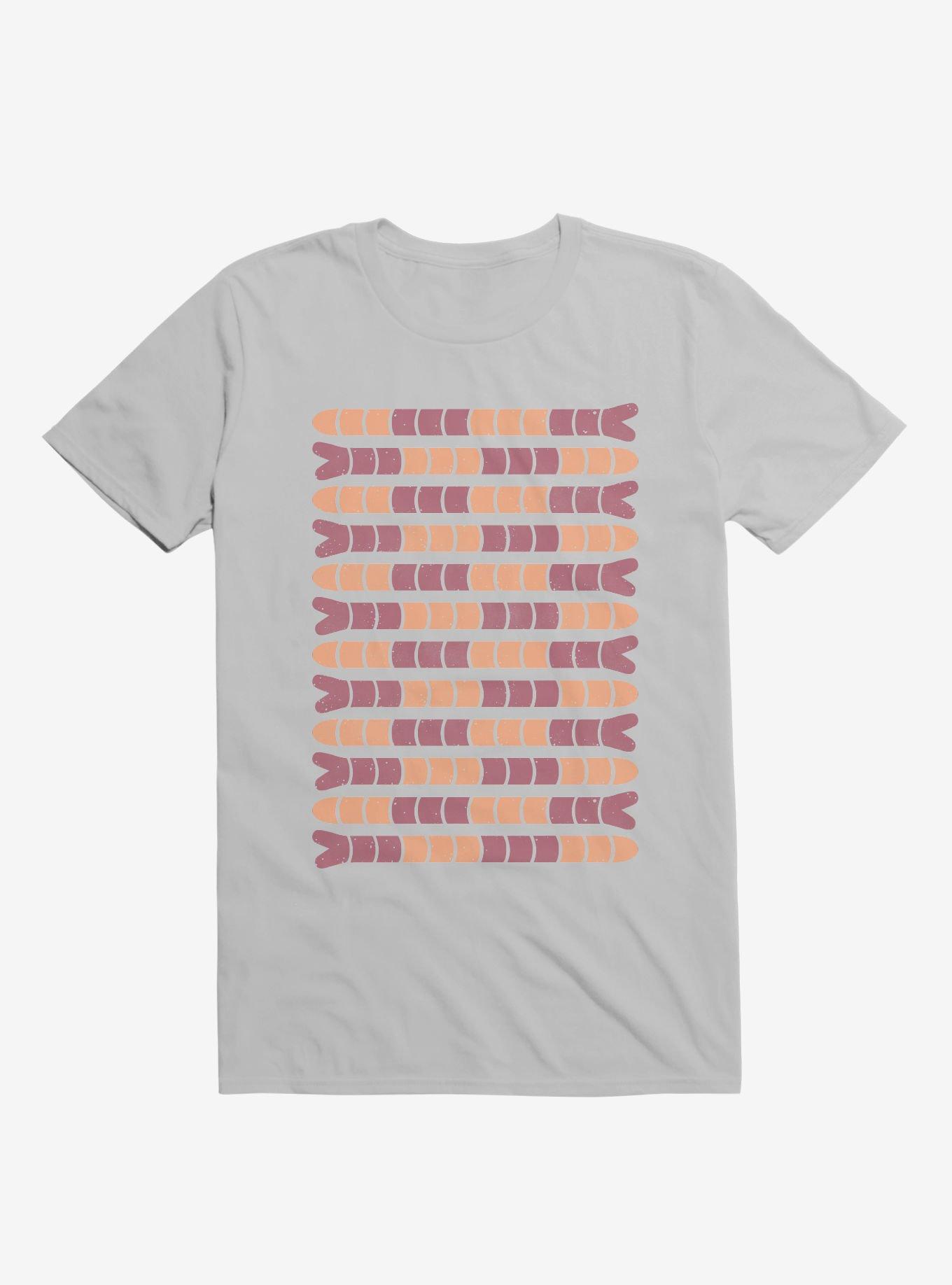 Worm Art T-Shirt, ICE GREY, hi-res