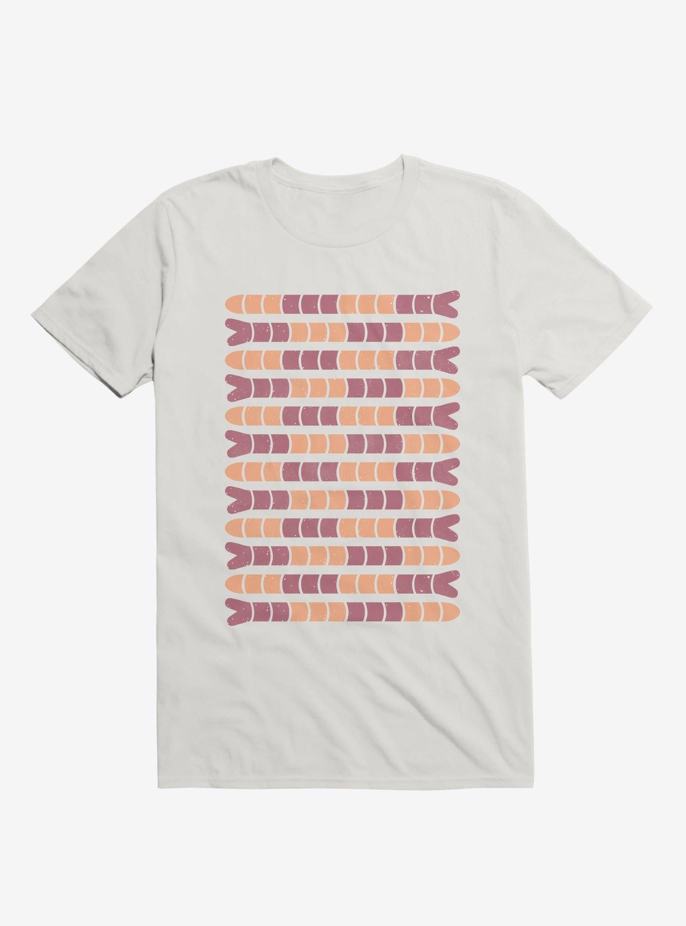 Worm Art T-Shirt, WHITE, hi-res