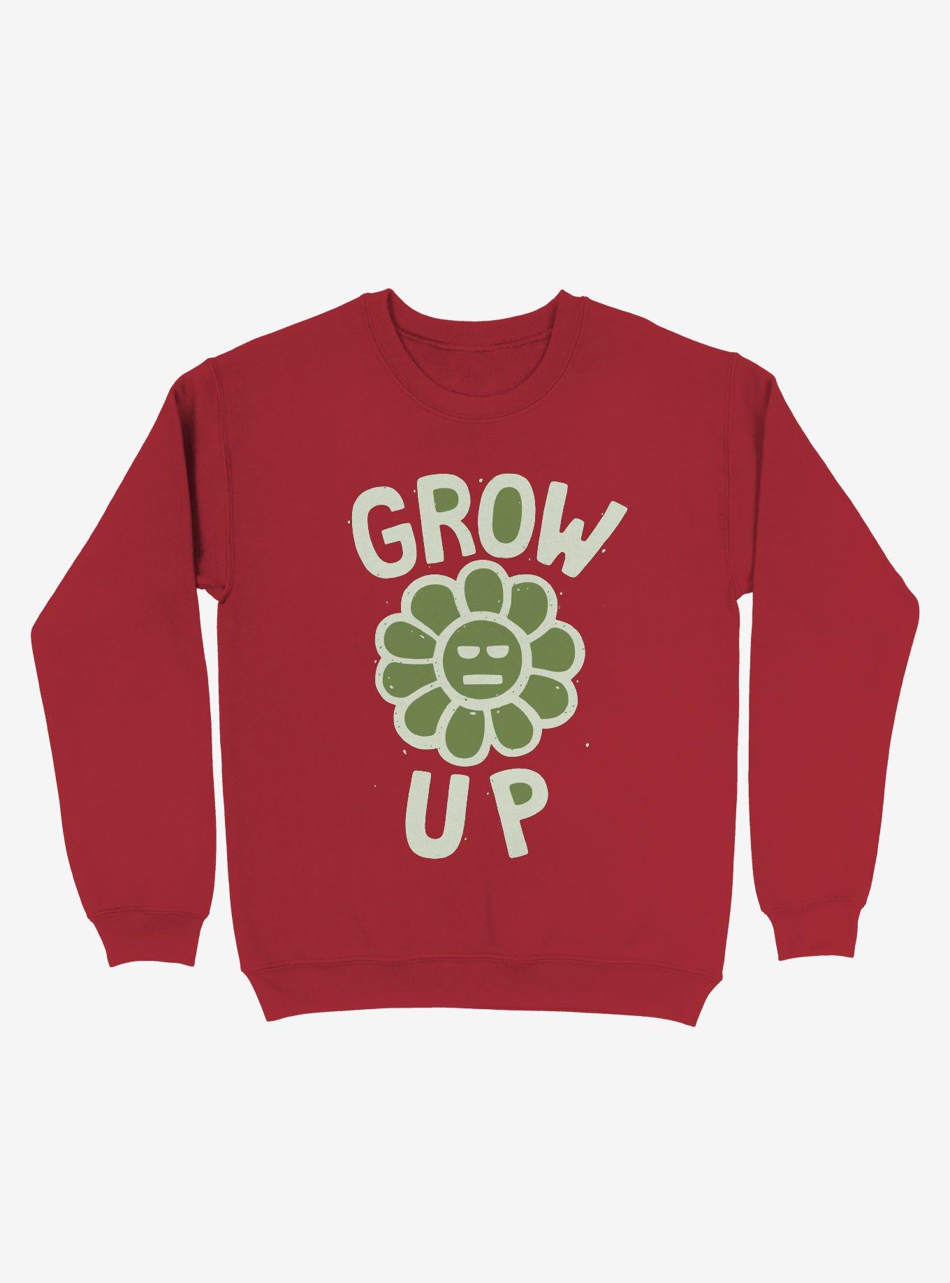 Grow Up Flower Sweatshirt, , hi-res