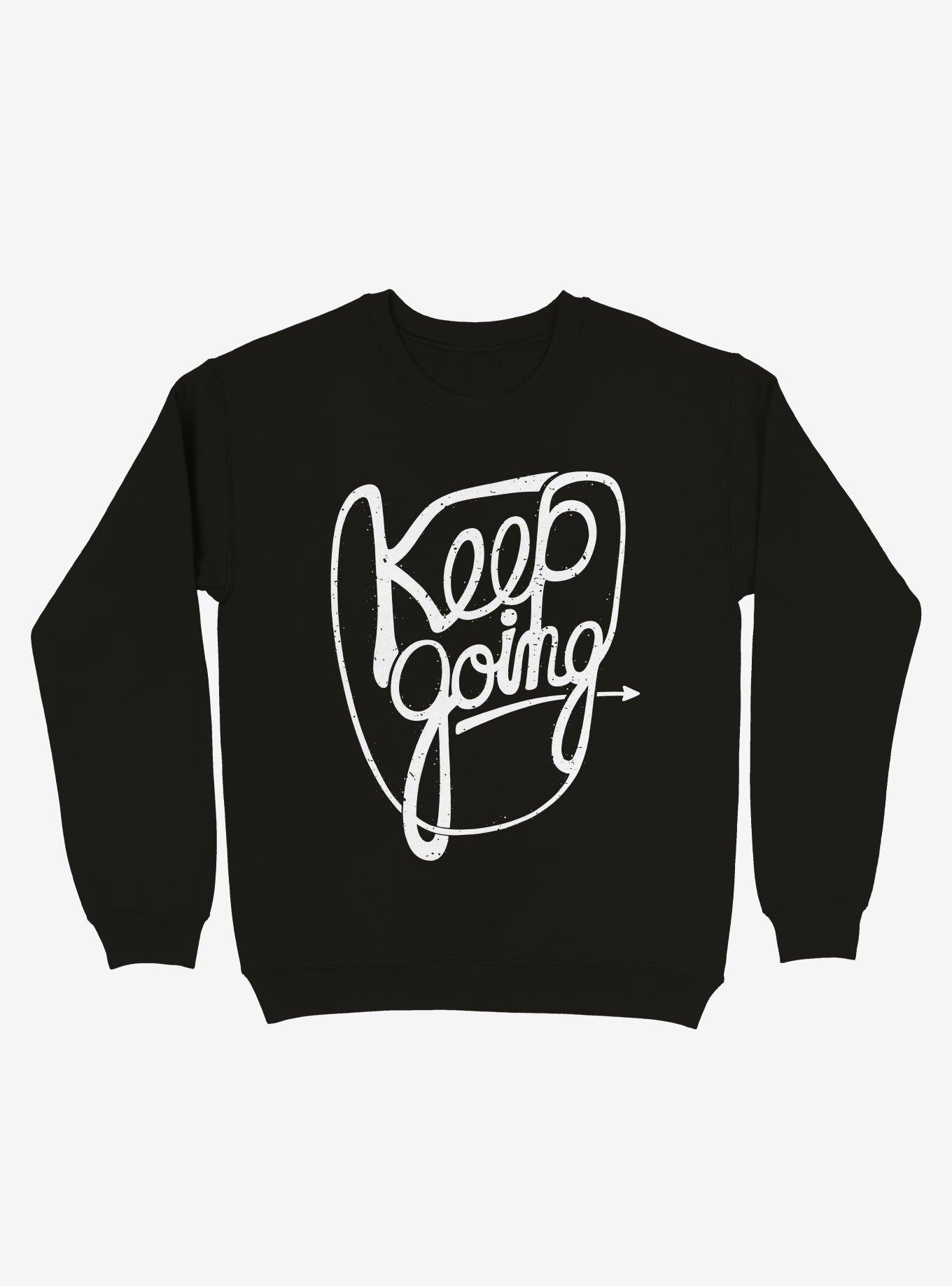 Keep Going Sweatshirt, BLACK, hi-res