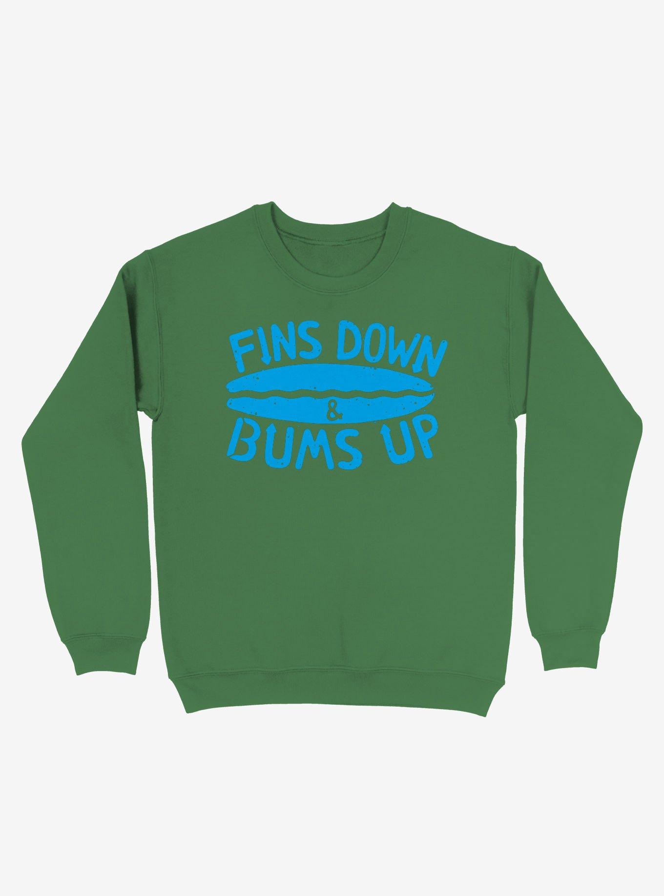 Fins Down And Bums Up T-Shirt, KELLY GREEN, hi-res