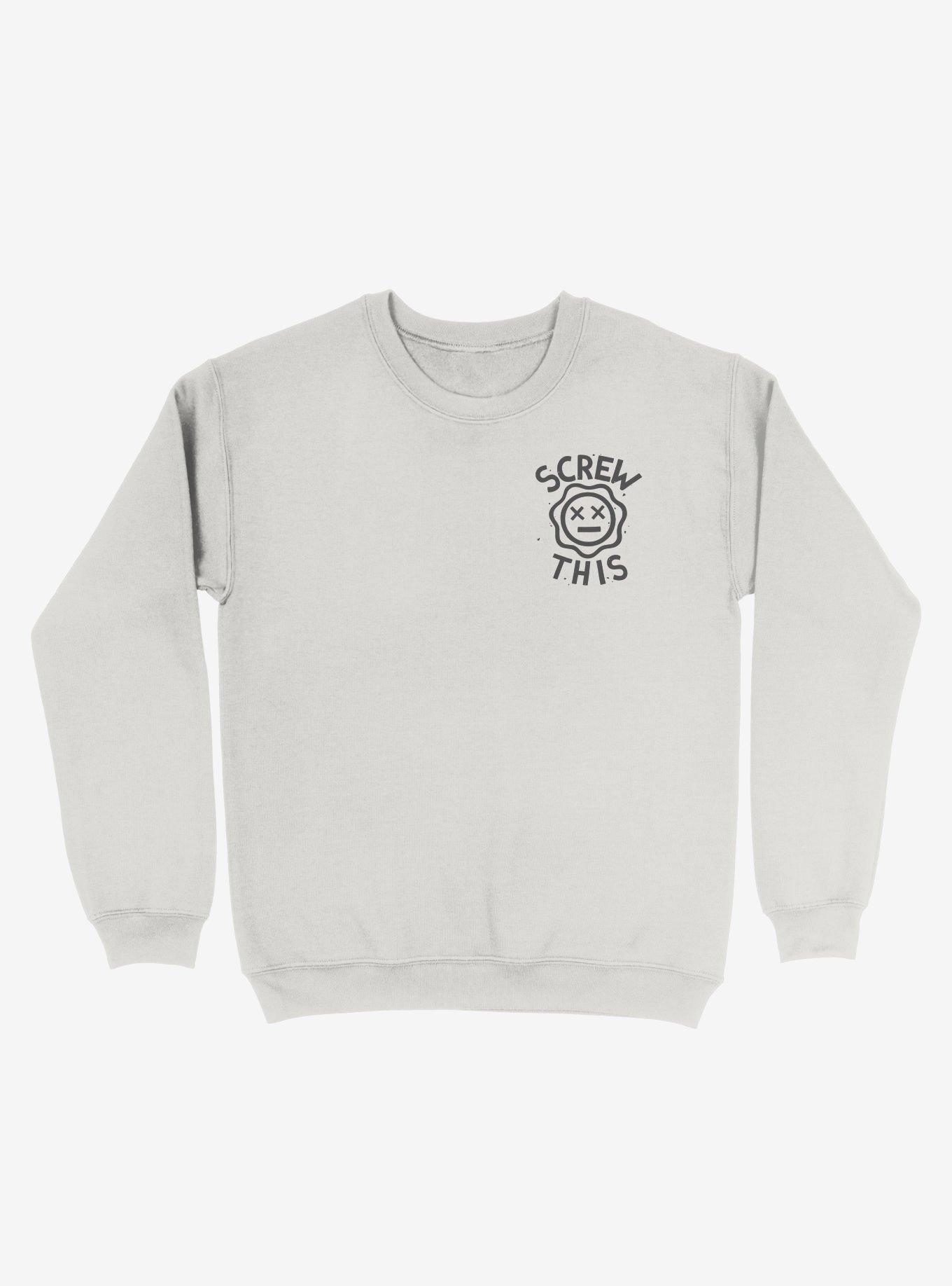 THRDLESS Screw This Flower Sweatshirt