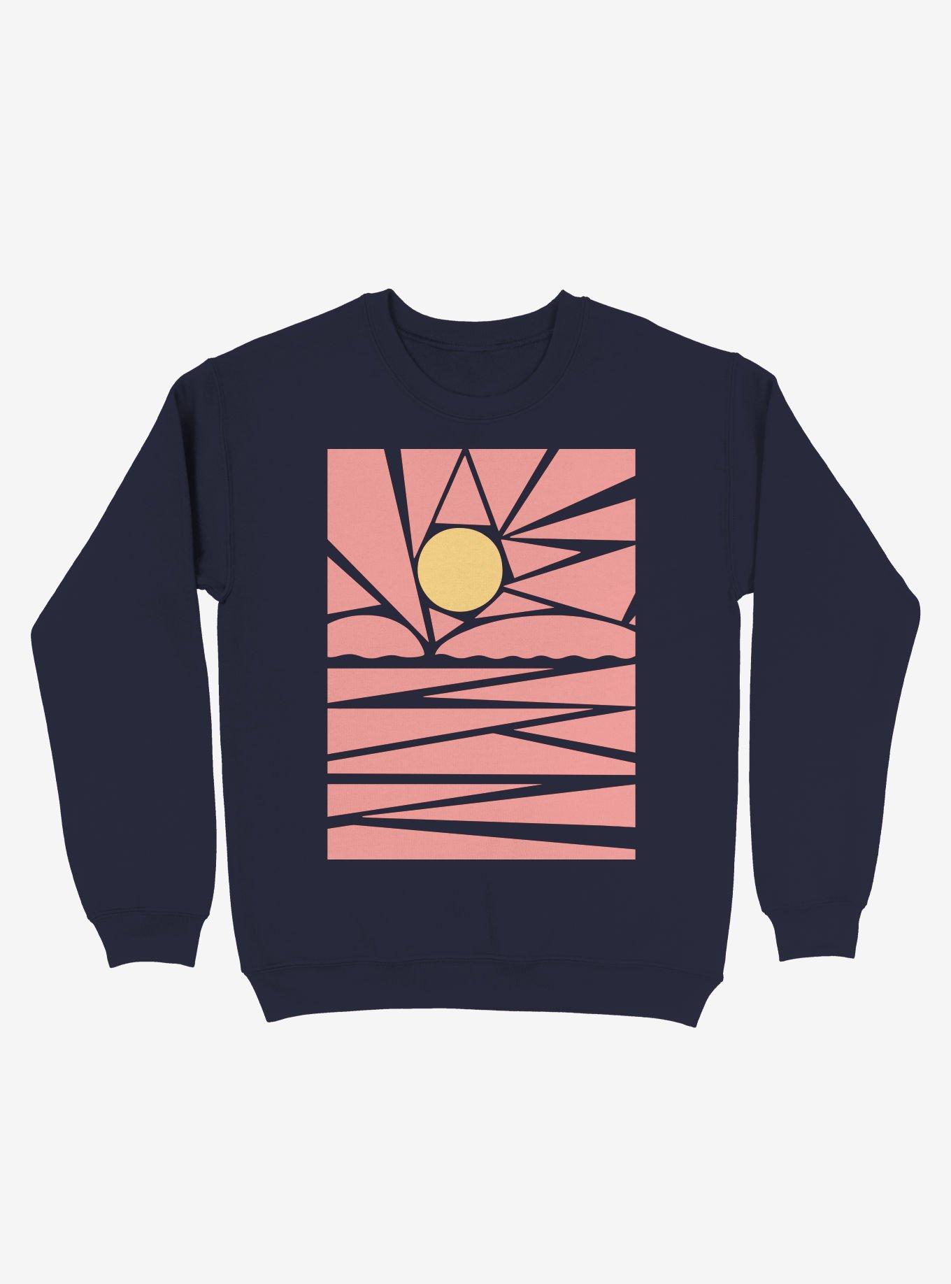 Sun In My Eyes Art Sweatshirt, NAVY, hi-res