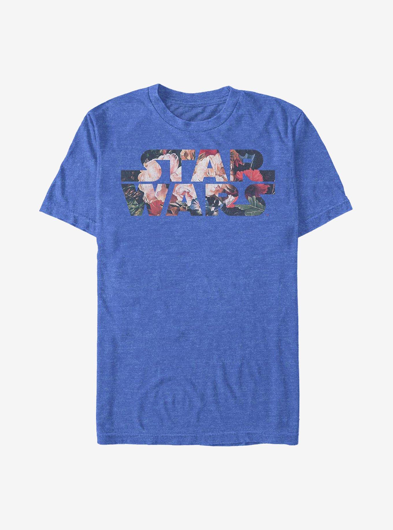 Star Wars Antique Flowers Logo T-Shirt, , hi-res