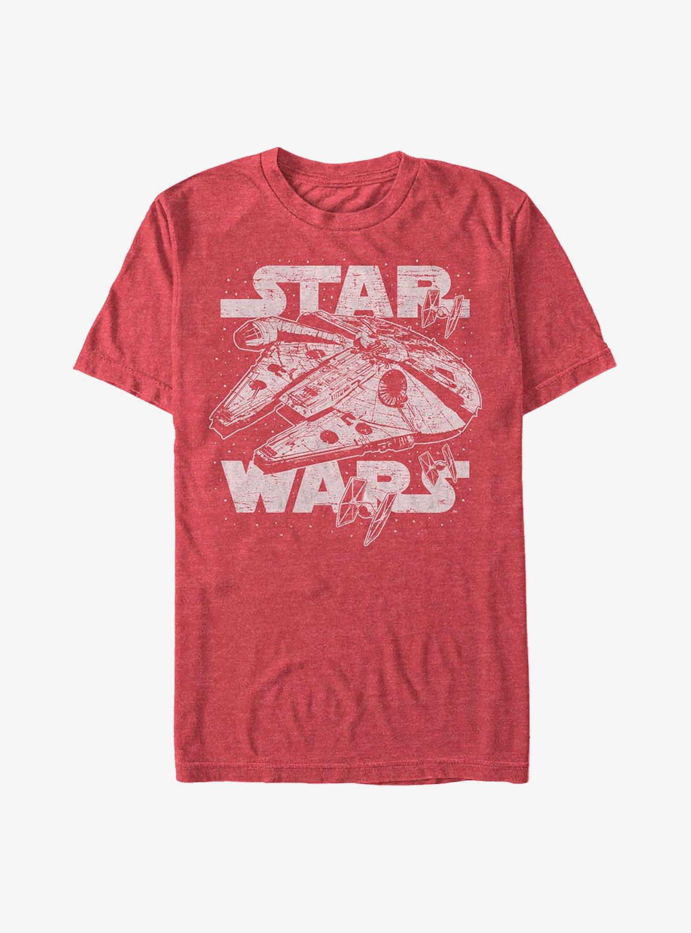 Star Wars Initiating Hyperdrive T-Shirt, RED HTR, hi-res