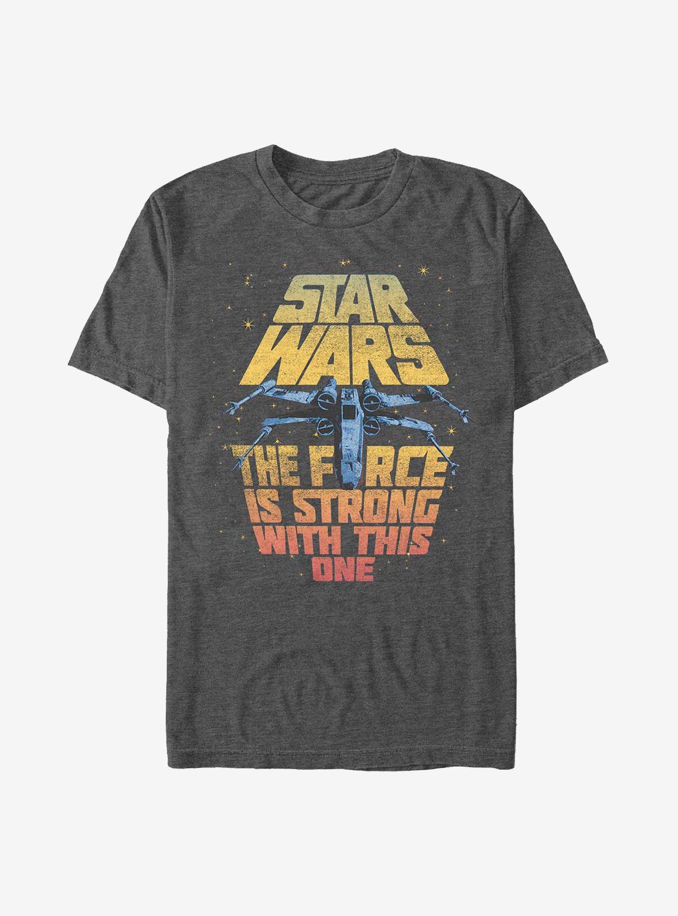 Star Wars Strong Force T-Shirt, CHAR HTR, hi-res