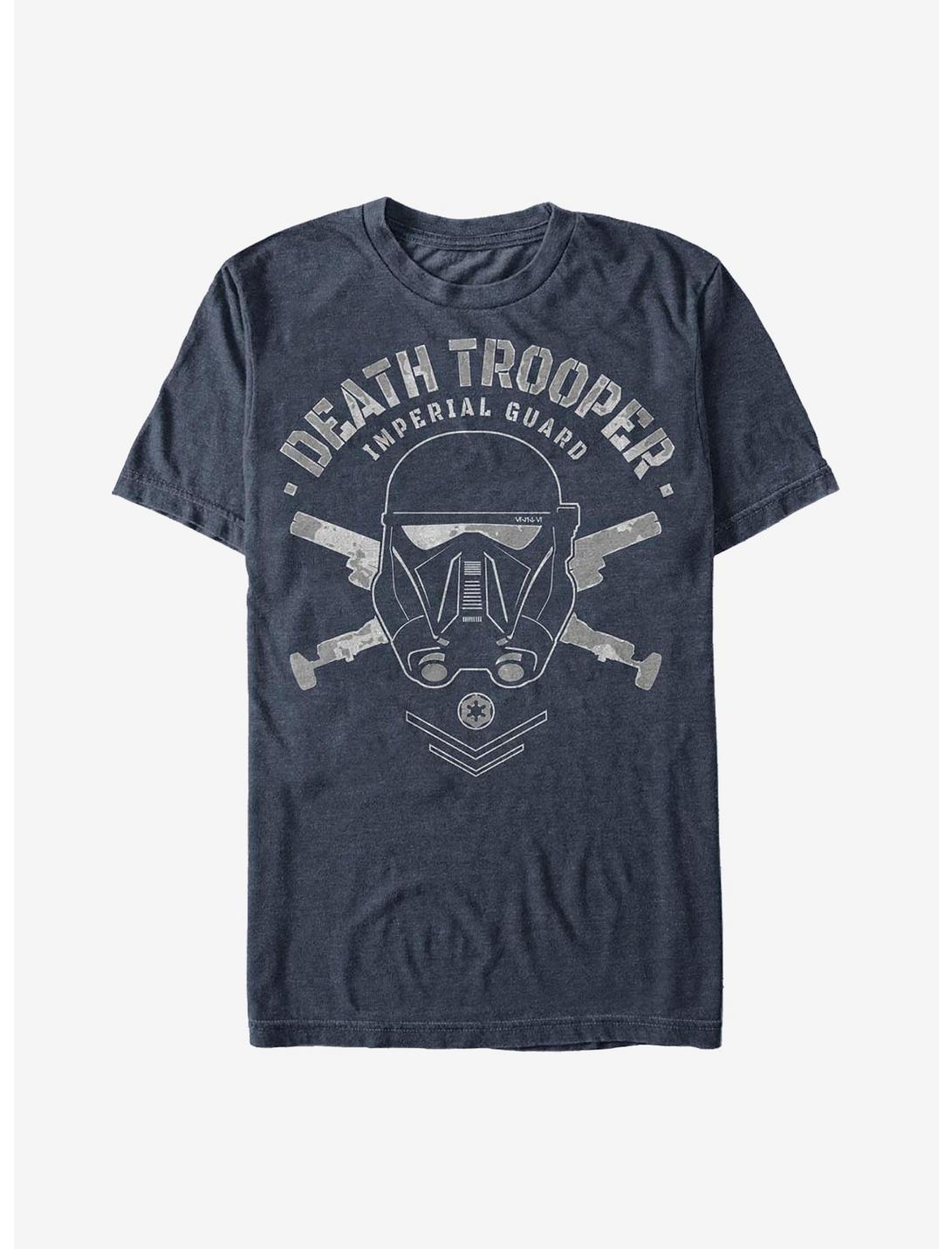 Star Wars Rogue One: A Star Wars Story Death Trooper Imperial Guard T-Shirt, NAVY HTR, hi-res