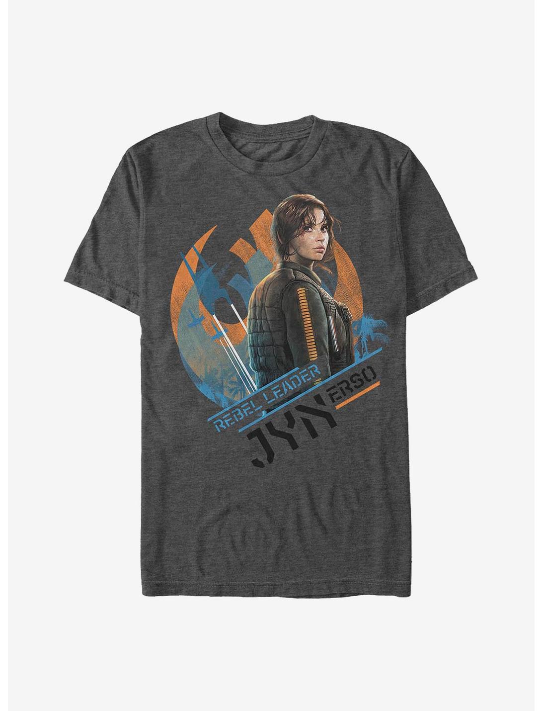 Star Wars Rogue One: A Star Wars Story Jyn Symbol T-Shirt, CHAR HTR, hi-res