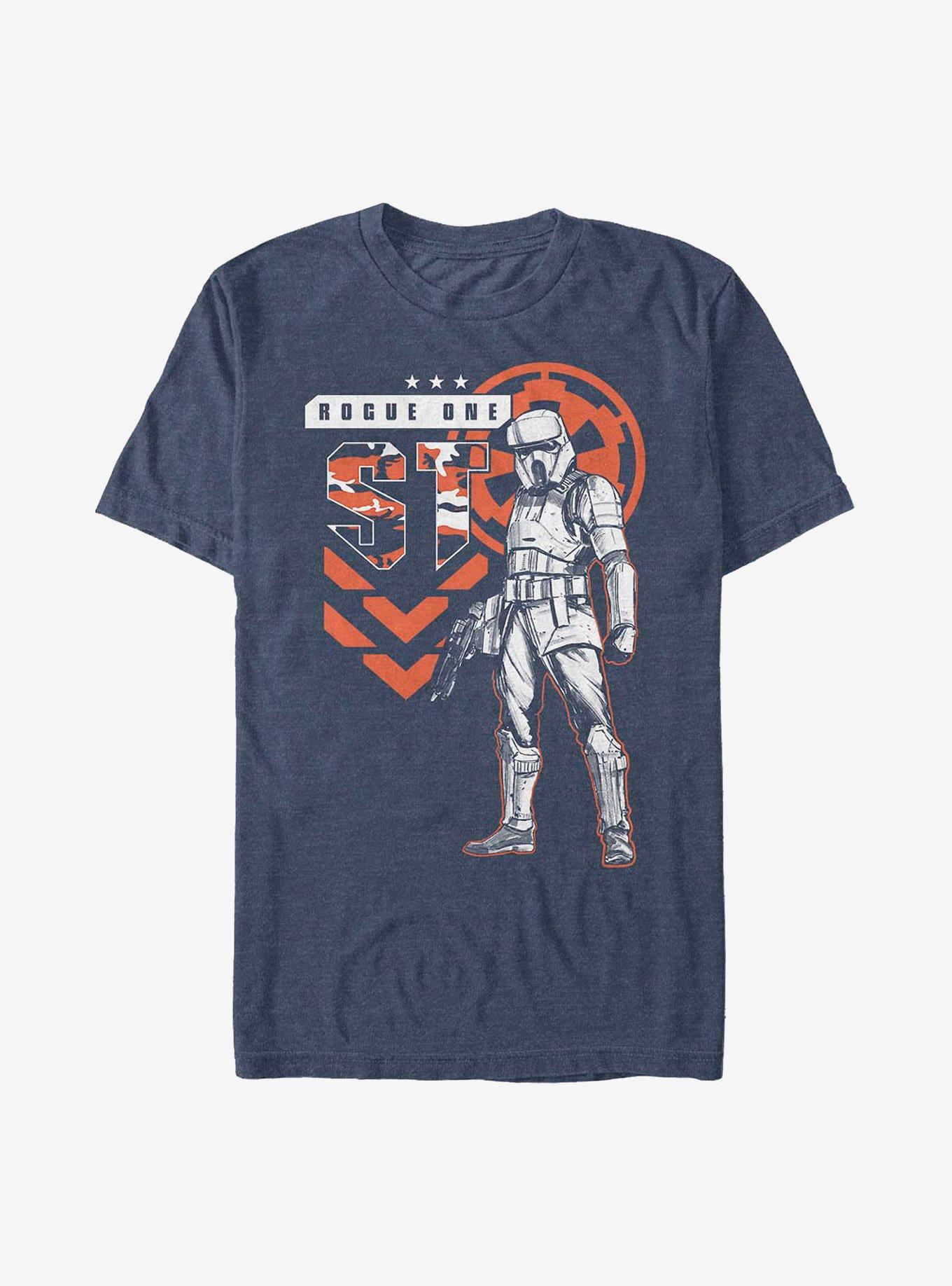 Star Wars Rogue One: A Star Wars Story Rogue One T-Shirt, NAVY HTR, hi-res