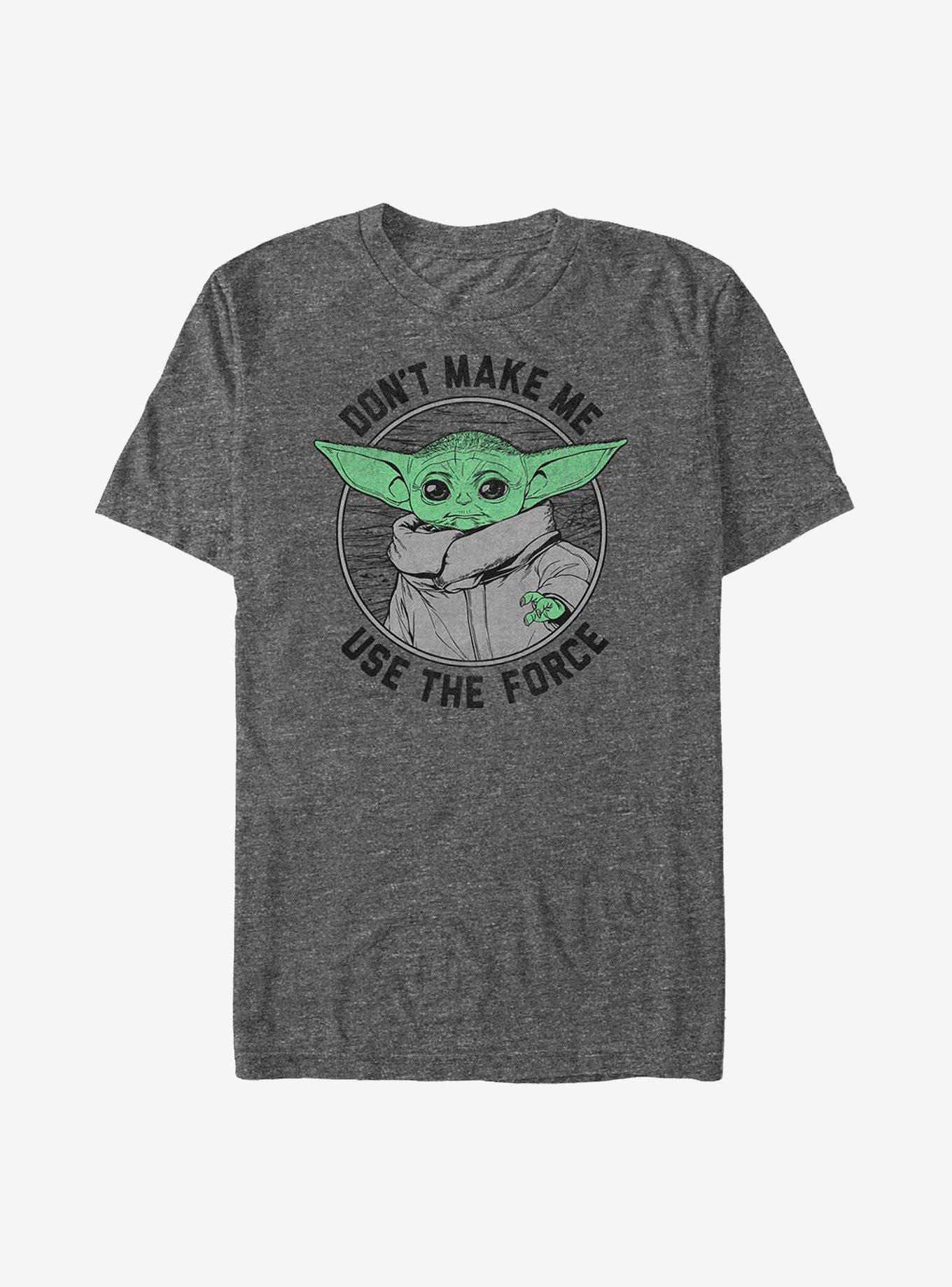 Star Wars The Mandalorian The Child Don't Make Me T-Shirt, CHAR HTR, hi-res