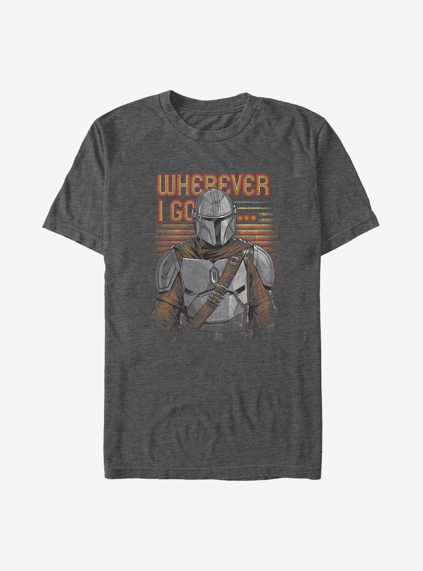 Star Wars The Mandalorian Wherever I Go... T-Shirt