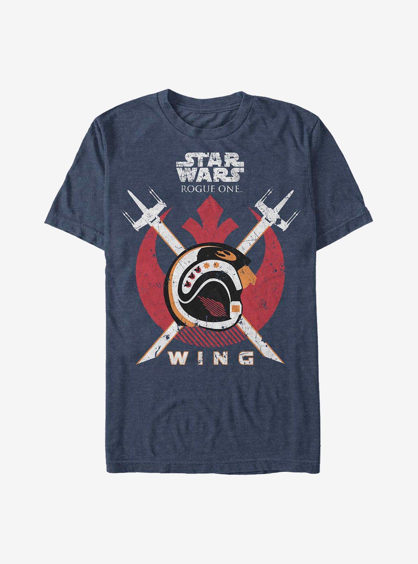 Star Wars Rogue One: A Star Wars Story Rogue One T-Shirt, NAVY HTR, hi-res