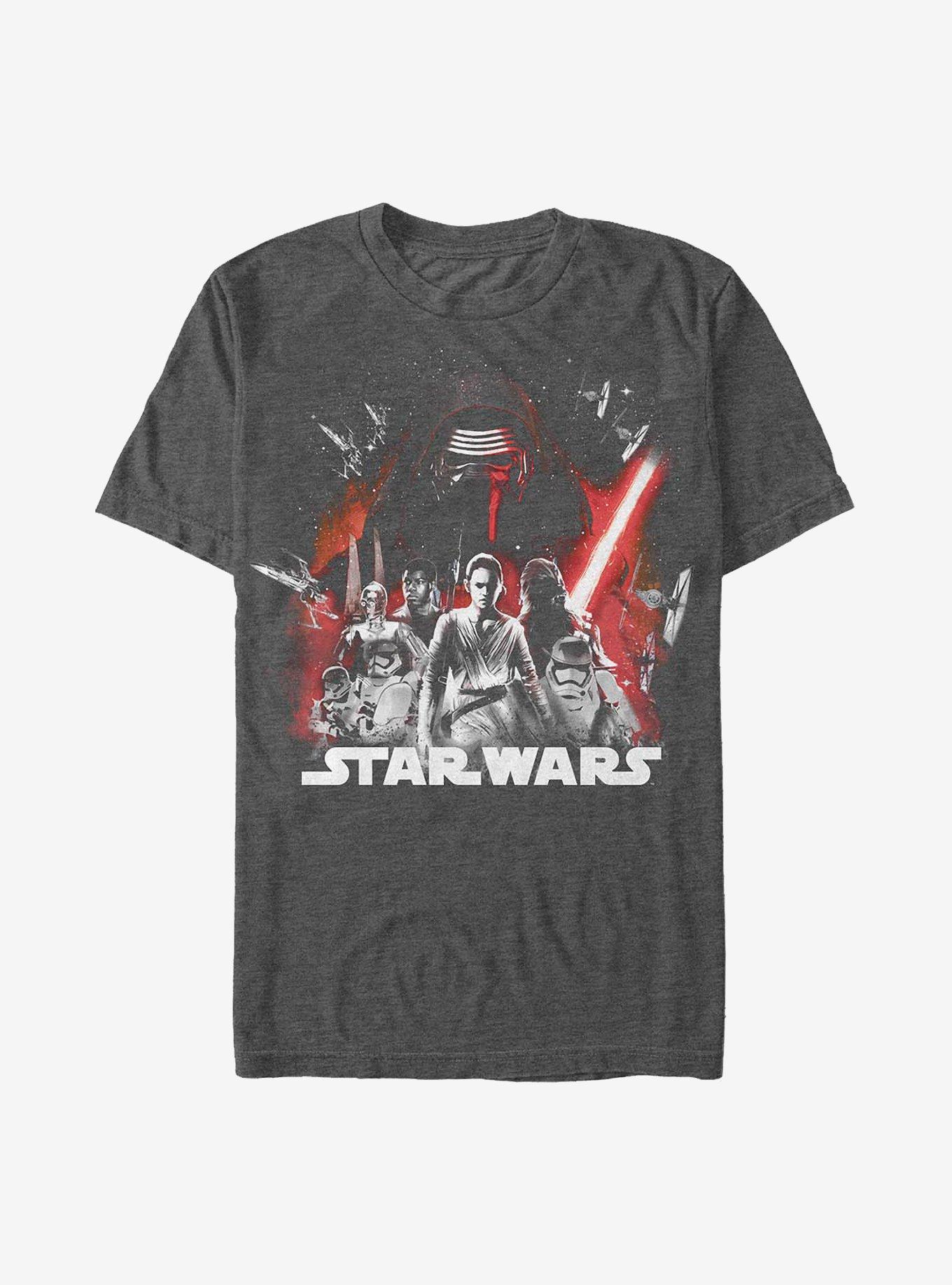 Star Wars: The Force Awakens It Awakens T-Shirt, CHAR HTR, hi-res