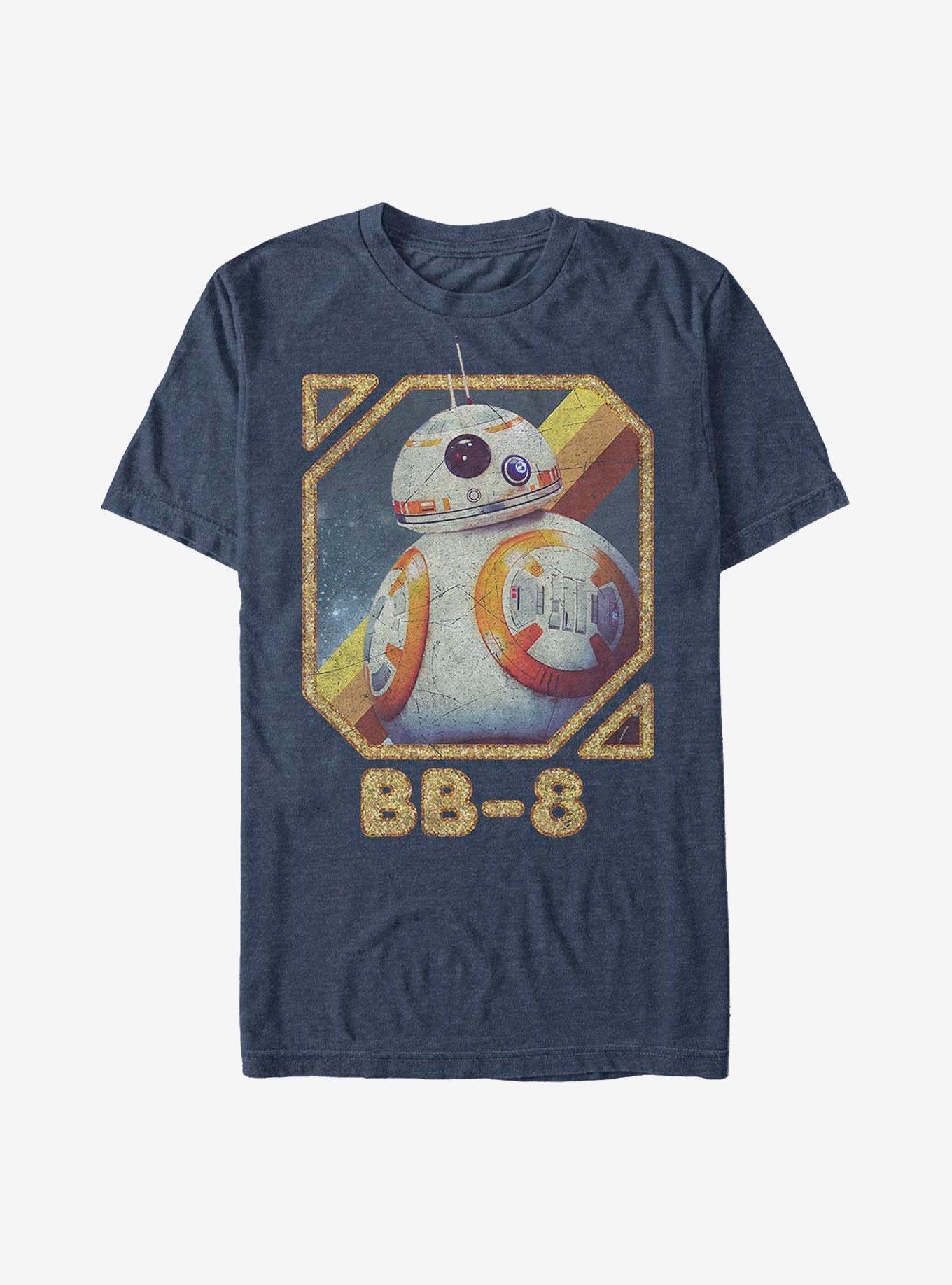 Star Wars: The Force Awakens Roller BB-8 T-Shirt, NAVY HTR, hi-res