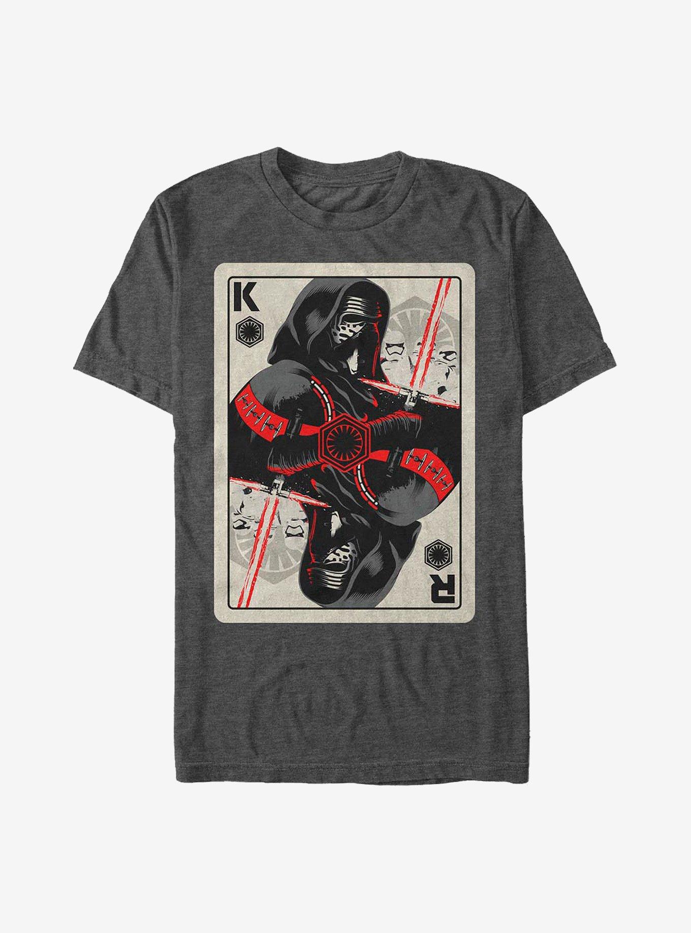 Star Wars: The Force Awakens Sith Card T-Shirt, CHAR HTR, hi-res