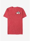 Star Wars: The Last Jedi Porgs In My Faux Pocket T-Shirt, RED HTR, hi-res