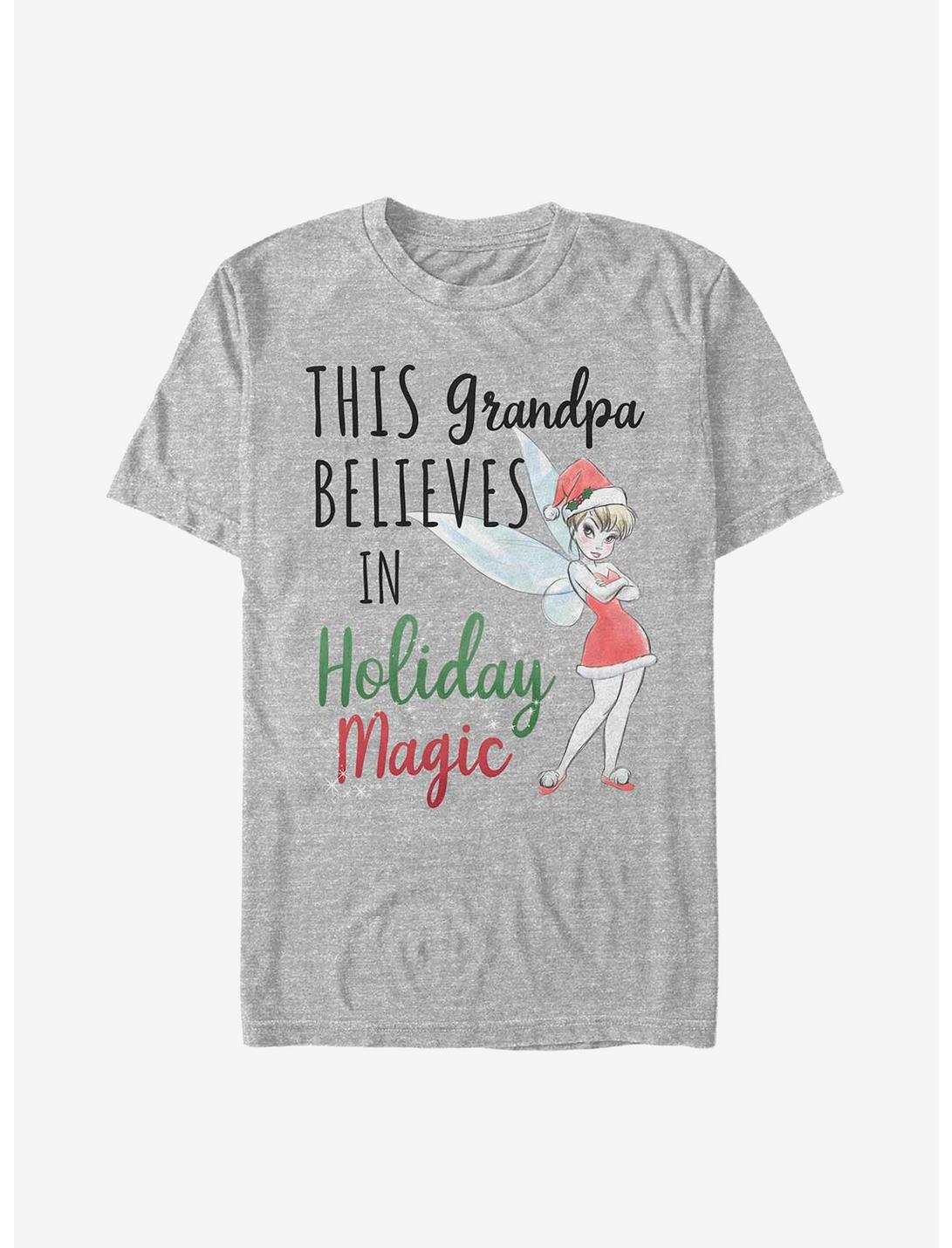 Disney Tinker Bell Holiday Magic Grandpa T-Shirt, ATH HTR, hi-res