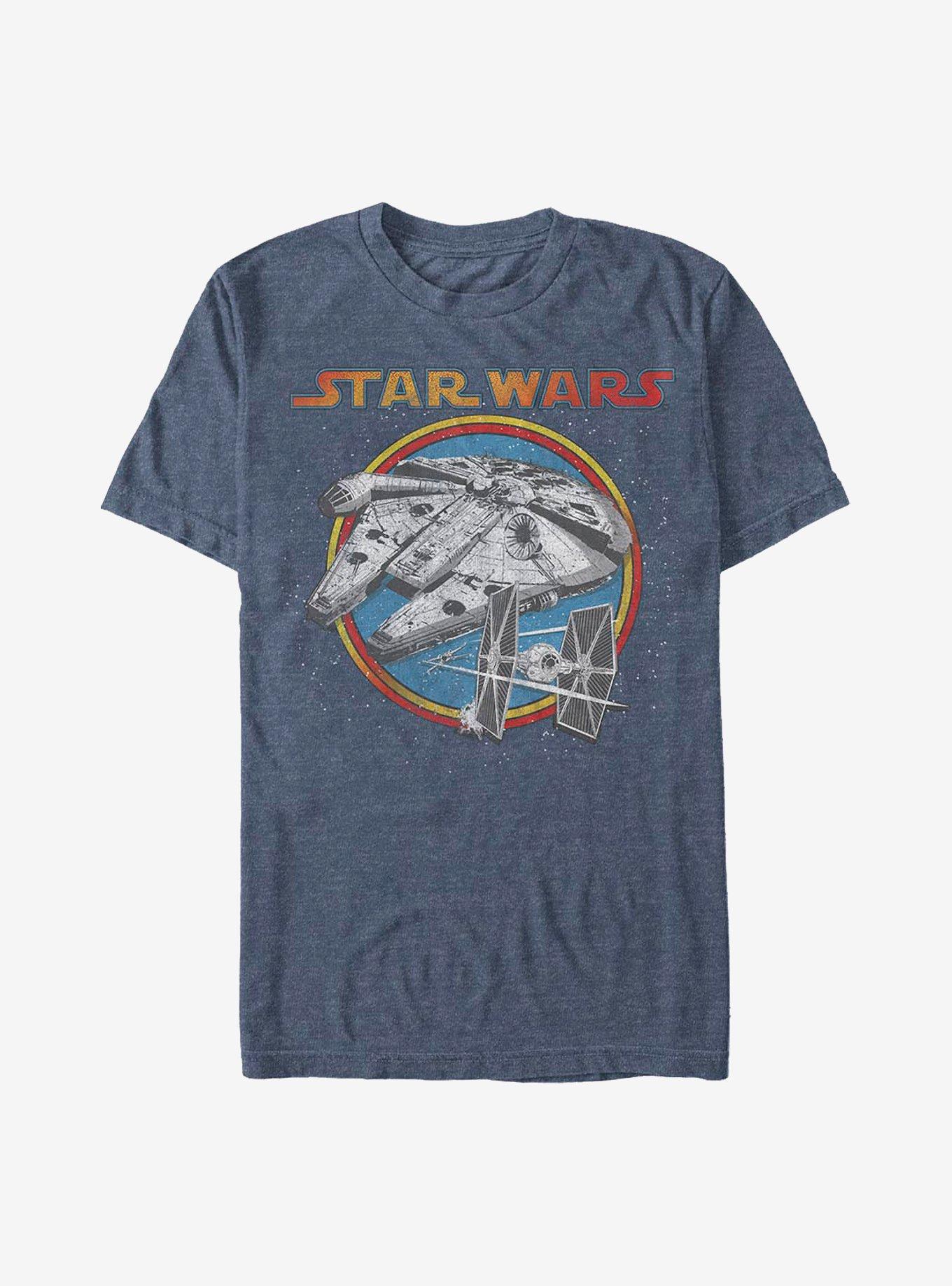 Star Wars Battleship T-Shirt, NAVY HTR, hi-res